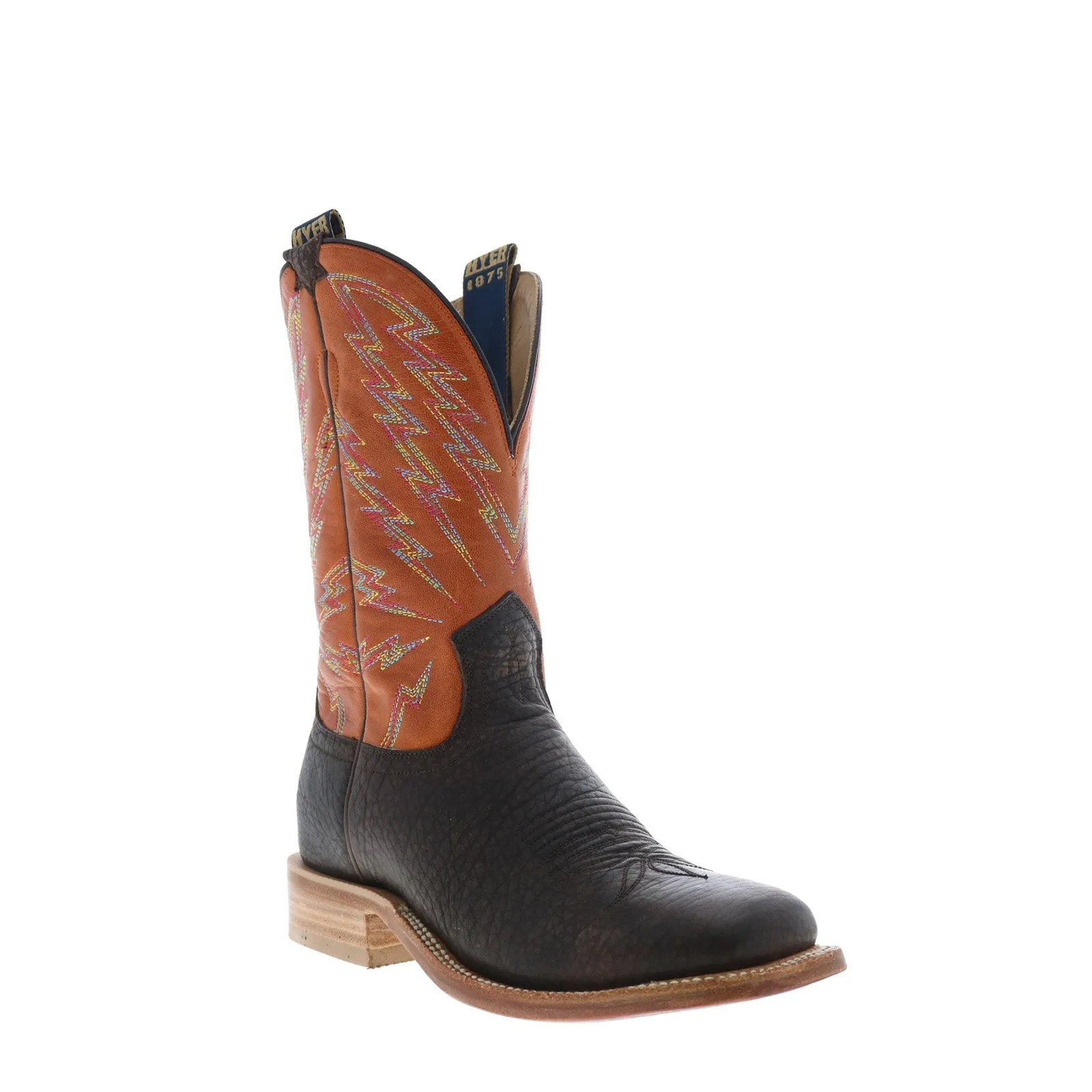 Hyer Hazelton 11" HM11010 Mens Brown Bullhide Leather Western Cowboy Boots Hiking Style All Day