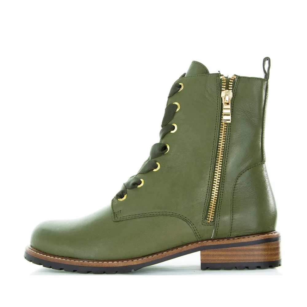 LE SANSA FIN OLIVE Western Pattern Snow Season
