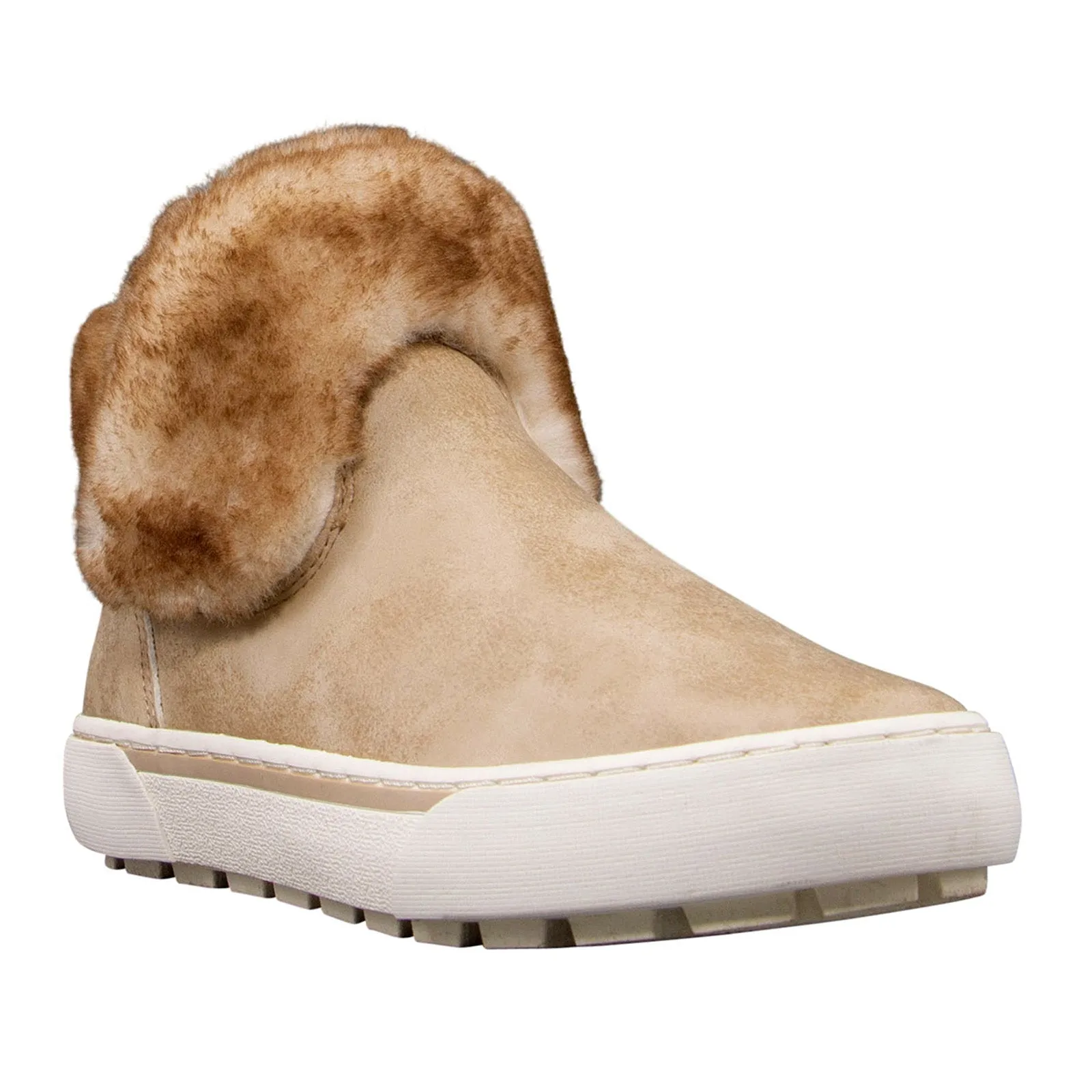 Lugz Sprig WSPRID-2626 Womens Brown Synthetic Slip On Ankle & Booties Boots Flexible Material Work Function