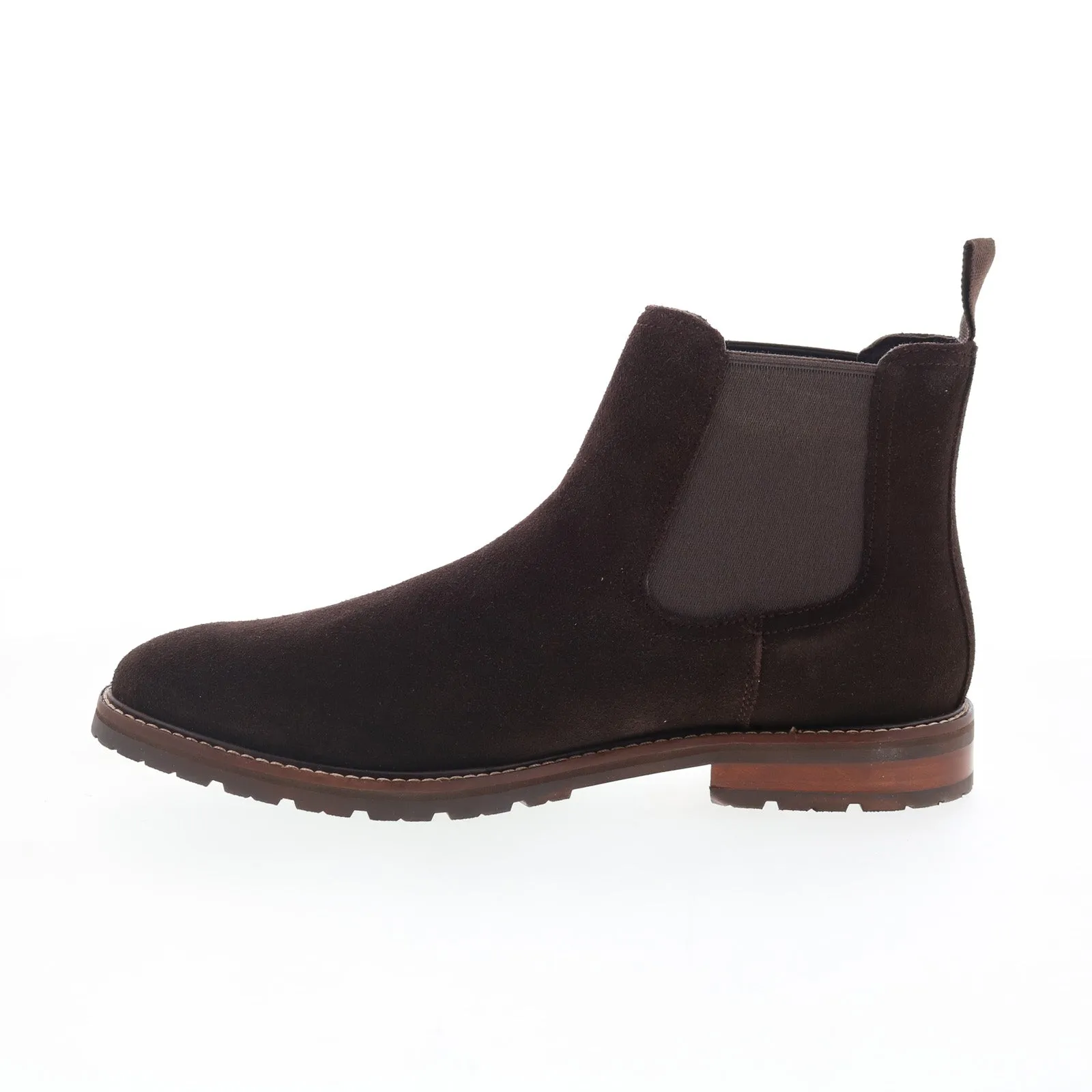 Lace-Up Style Rockport Cassius RMCASSIUS Mens Brown Suede Slip On Chelsea Boots