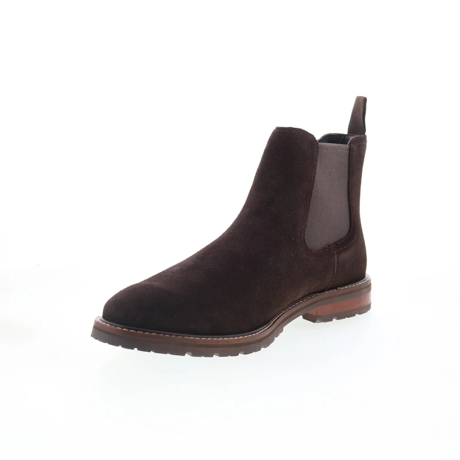 Rockport Cassius RMCASSIUS Mens Brown Suede Slip On Chelsea Boots sweat-wicking Outdoor Essentials