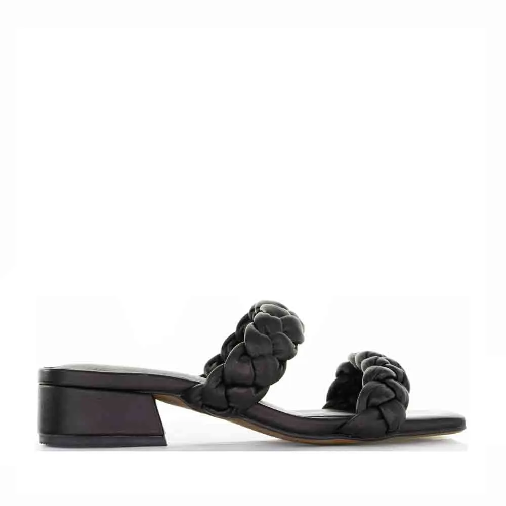 LE SANSA GILLIAN BLACK Comfortable fit Leather Sole