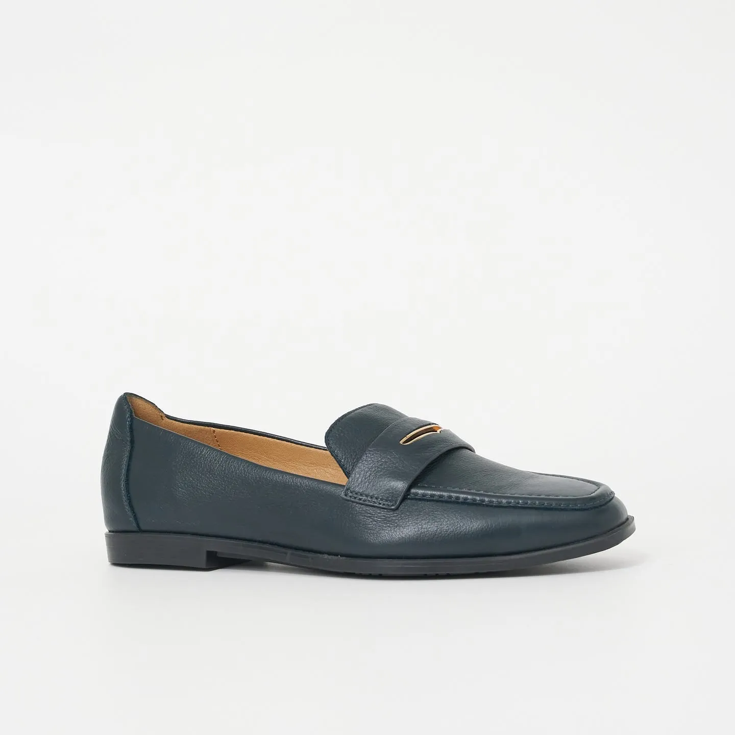 HUSH PUPPIES ZABRINA MIDNIGHT Casual Movement Stylish Leather Slip-ons