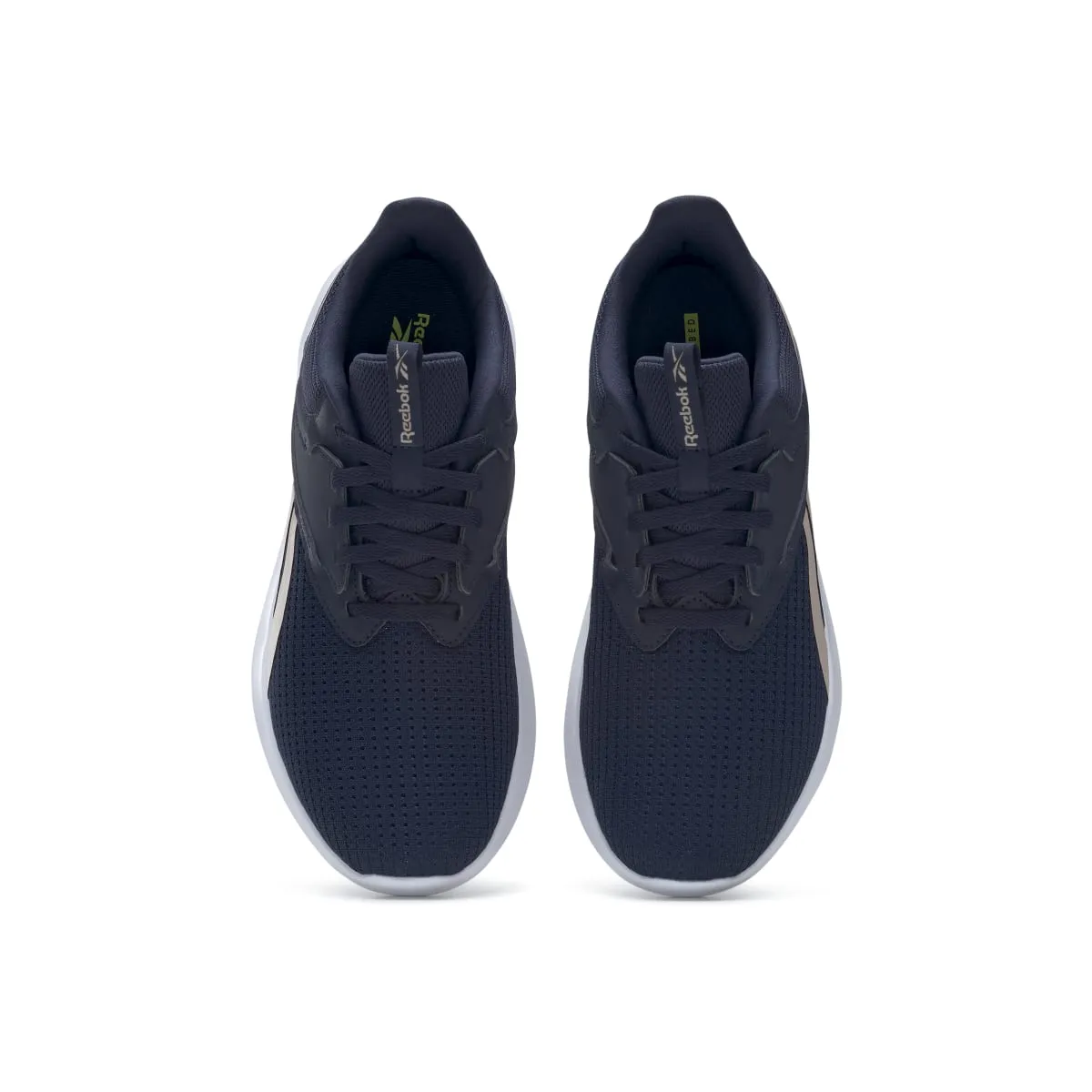 rainy - day shoes business - travel running shoes REEBOK GY4053 FLUXLITE WMN'S (Medium) Navy/Rose Gold/Navy Mesh Running Shoes