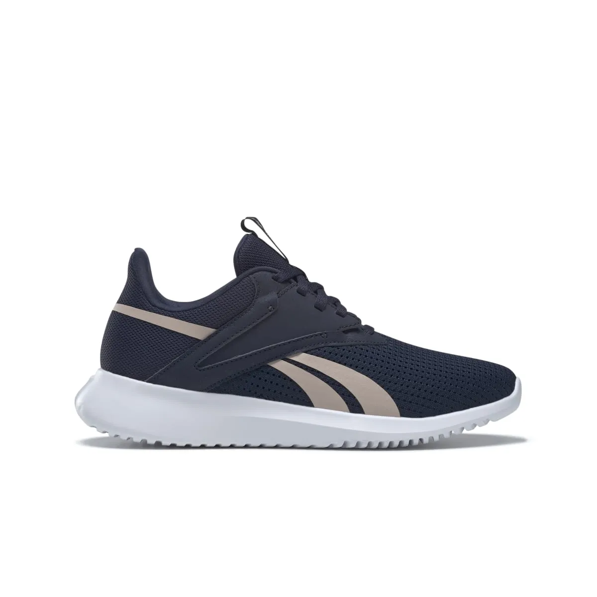 REEBOK GY4053 FLUXLITE WMN'S (Medium) Navy/Rose Gold/Navy Mesh Running Shoes Youth