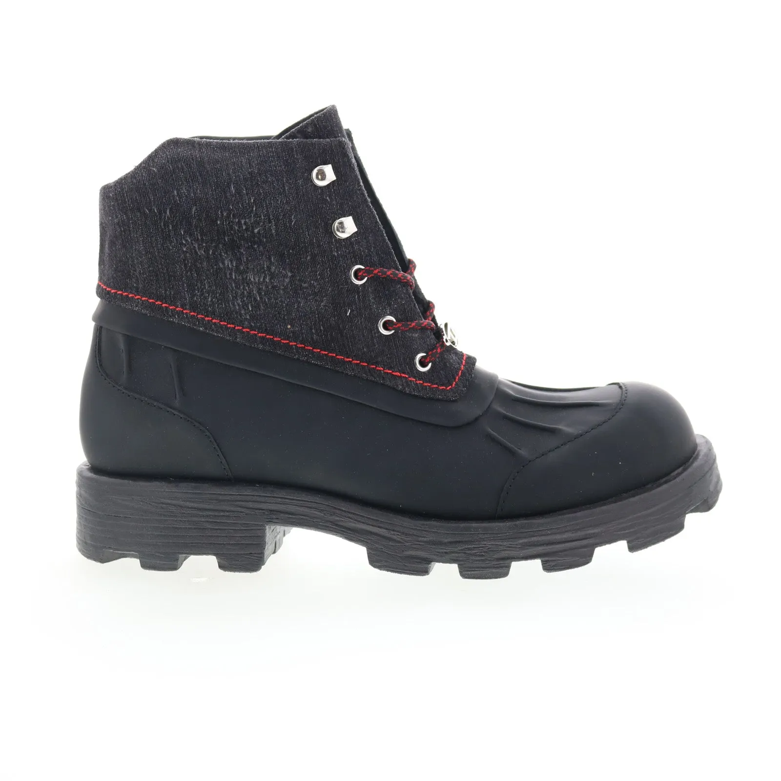 Diesel D-Hammer ABT D Y03230-P5657-T8013 Mens Black Casual Dress Boots Stretchable Modern Design