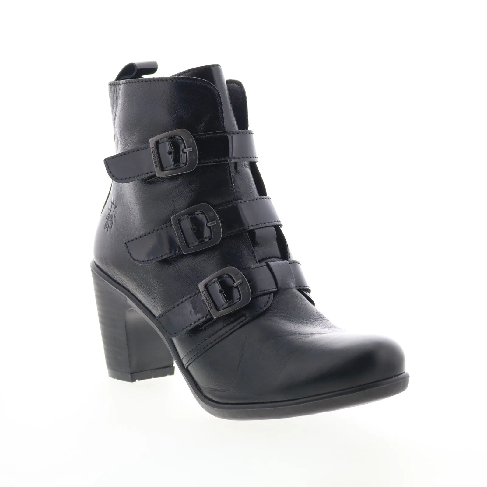 Tough Grip Fly London Klea KLEA012FLY-000 Womens Black Leather Ankle & Booties Boots