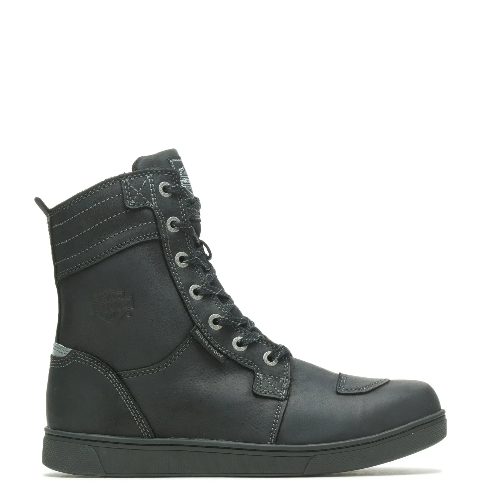 Comfortable Feeling Harley-Davidson RR-Steinman HI D93696 Mens Black Leather Motorcycle Boots