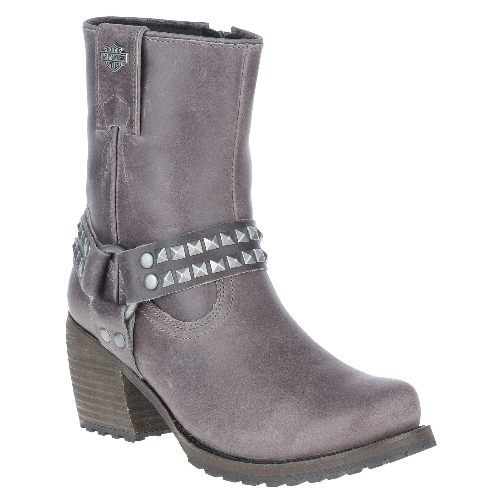 Wedding Reception Urban Adventure Harley-Davidson Tamori Harness D84671 Womens Gray Leather Motorcycle Boots
