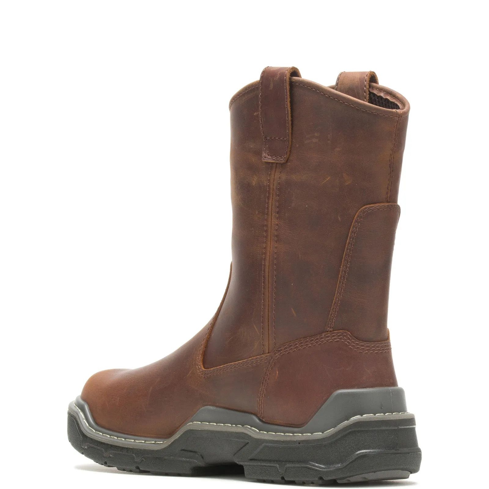 Fast Wear Lightweight Sole Wolverine Raider DuraShocks Waterproof Composite Toe Mens Brown Work Boots