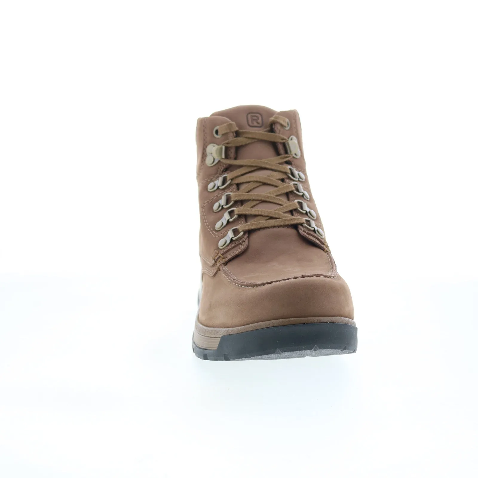 Cushioned Support Rockport Ezra Waterproof RMEZRA Mens Brown Wide Leather Casual Dress Boots