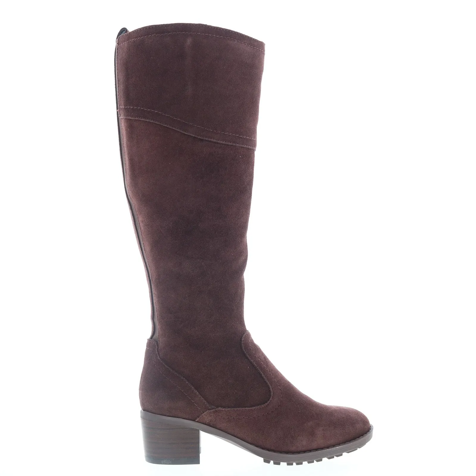 Easy Spirit Grazes SEGRAZES Womens Brown Wide Leather Casual Dress Boots Comfortable Padding