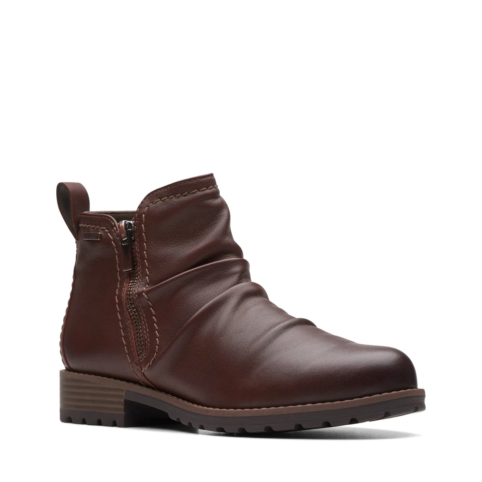 Terrain Tested Clarks Aspra Walk Waterproof Womens Brown Wide Ankle & Booties Boots