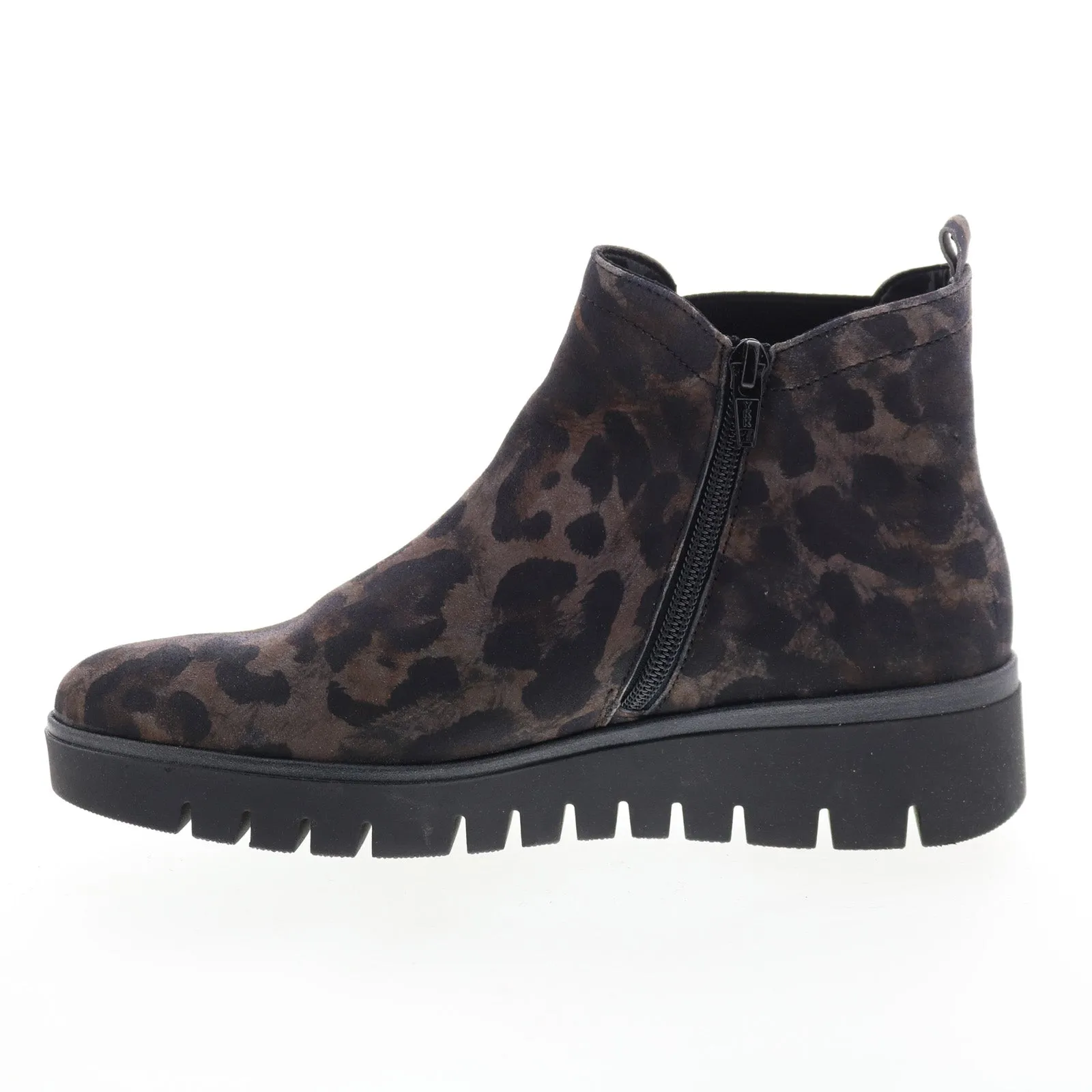 Custom Fit Comfort And Durability Gabor 32-851-31 Womens Brown Leather Slip On Ankle & Booties Boots