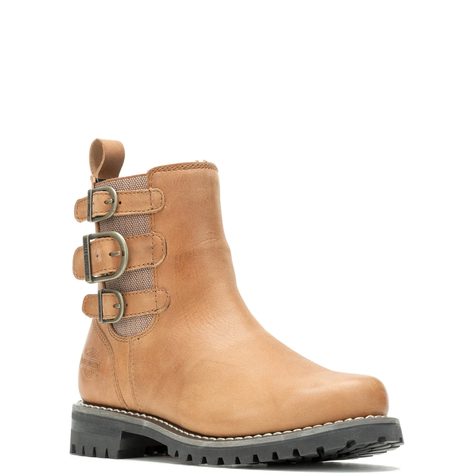 Harley-Davidson Beasley 6" Strap D87279 Womens Brown Casual Dress Boots Cold resistant