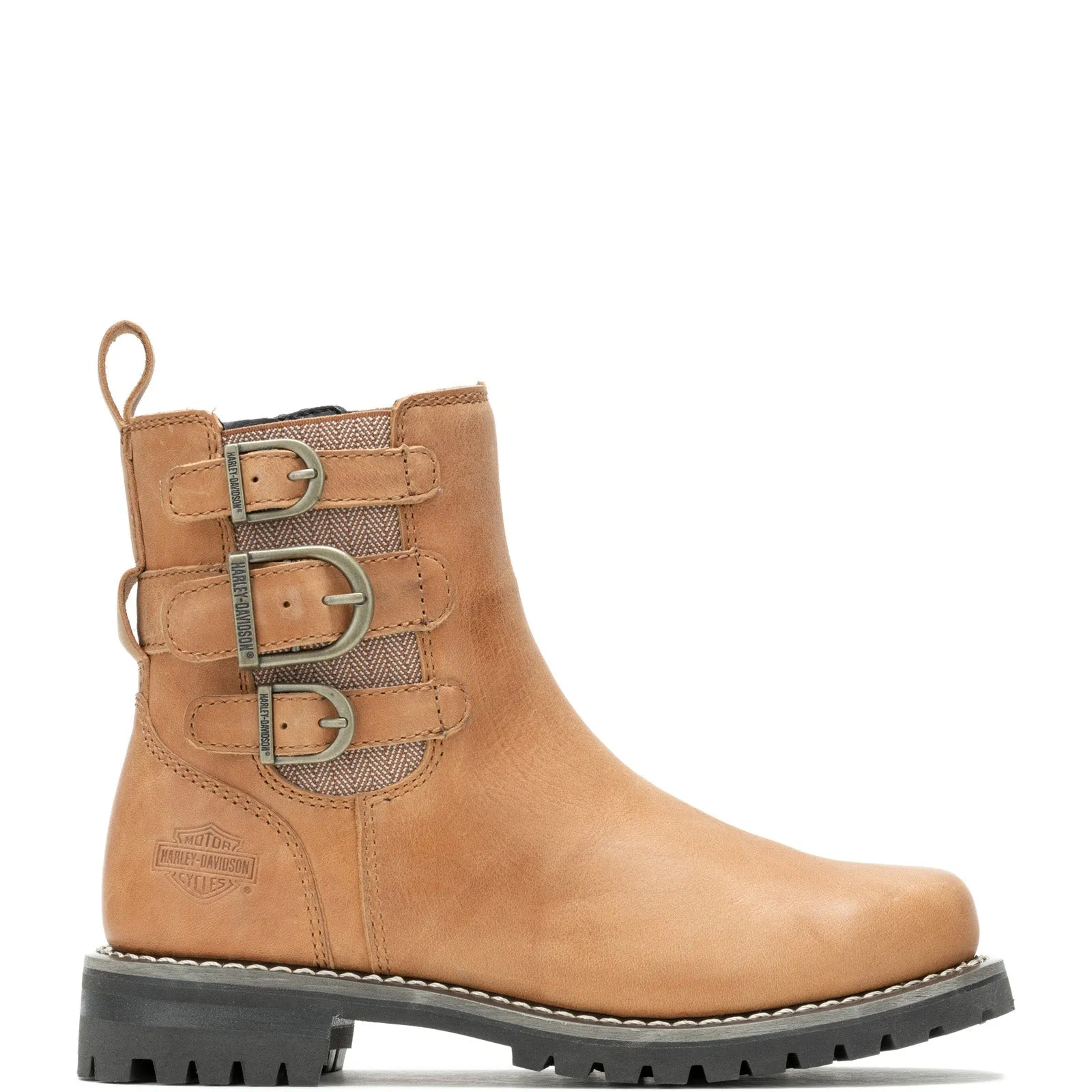 Harley-Davidson Beasley 6" Strap D87279 Womens Brown Casual Dress Boots Workwear Style Daily Essentials