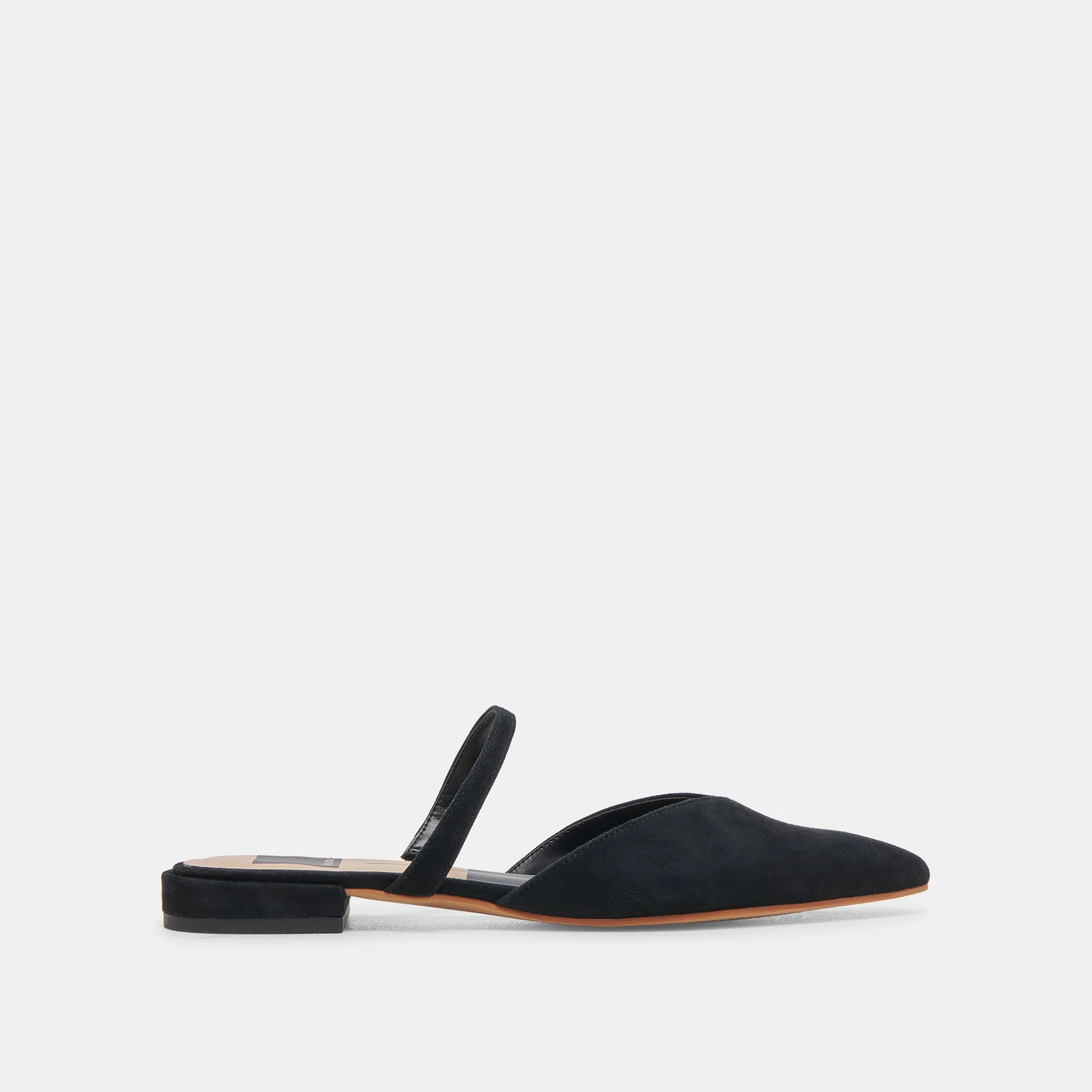 KANIKA WIDE FLATS ONYX SUEDE Arch support