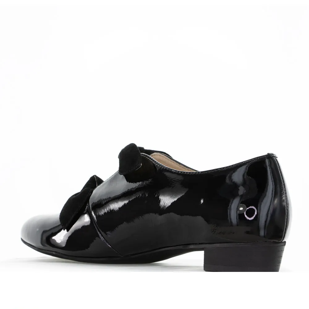 DJANGO & JULIETTE ELMAS BLACK PATENT Dressy Stilettos