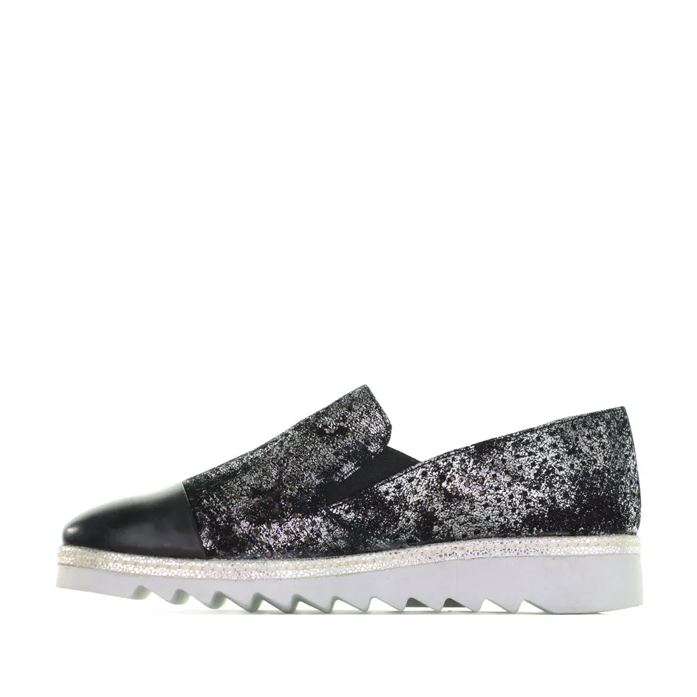 VALERIA GROSSI JERSEY BLACK Elegant Footwear Versatile Look