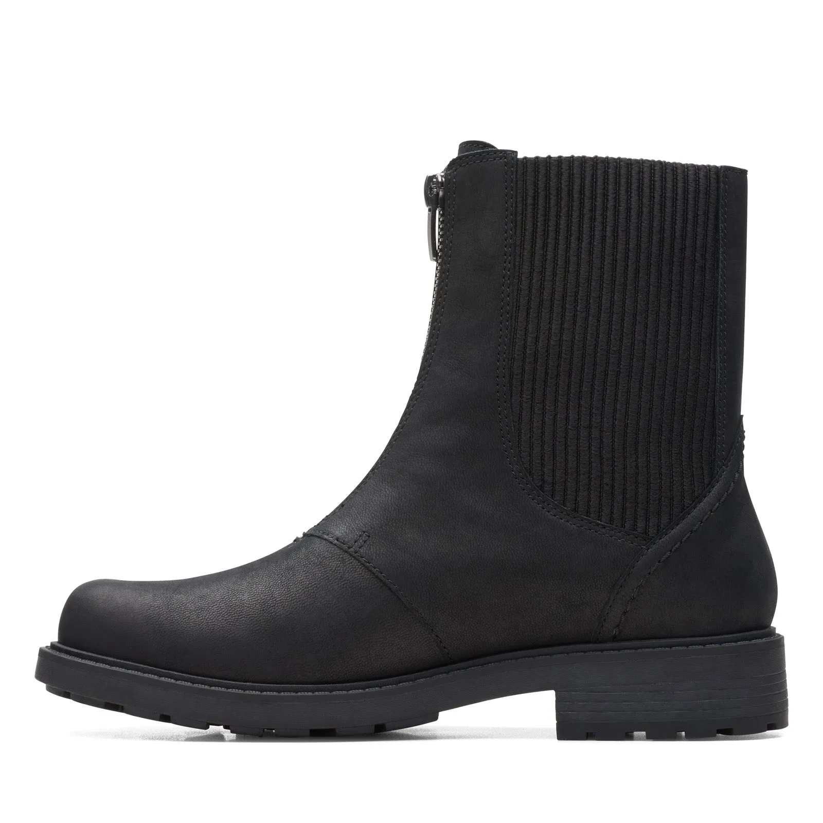 Mountain Climbing Anti-odor technology Clarks Orinoco 2 Up 26167568 Womens Black Leather Casual Dress Boots