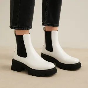 Smart Look Winter Footwear DJANGO & JULIETTE BARAKIOS WHITE