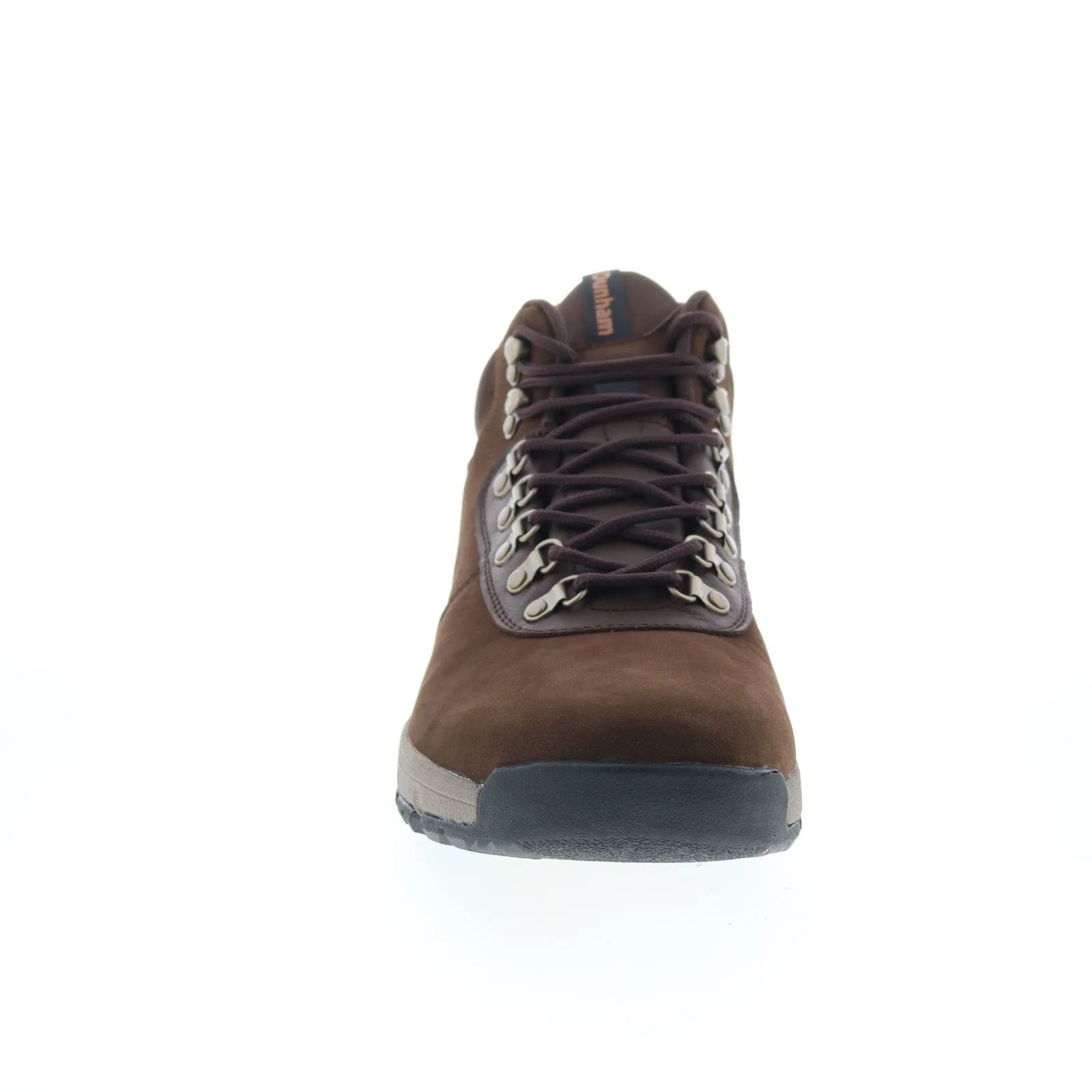 Dunham Alpine Waterproof Lace Up Mid Mens Brown Extra Wide 4E Boots High Traction