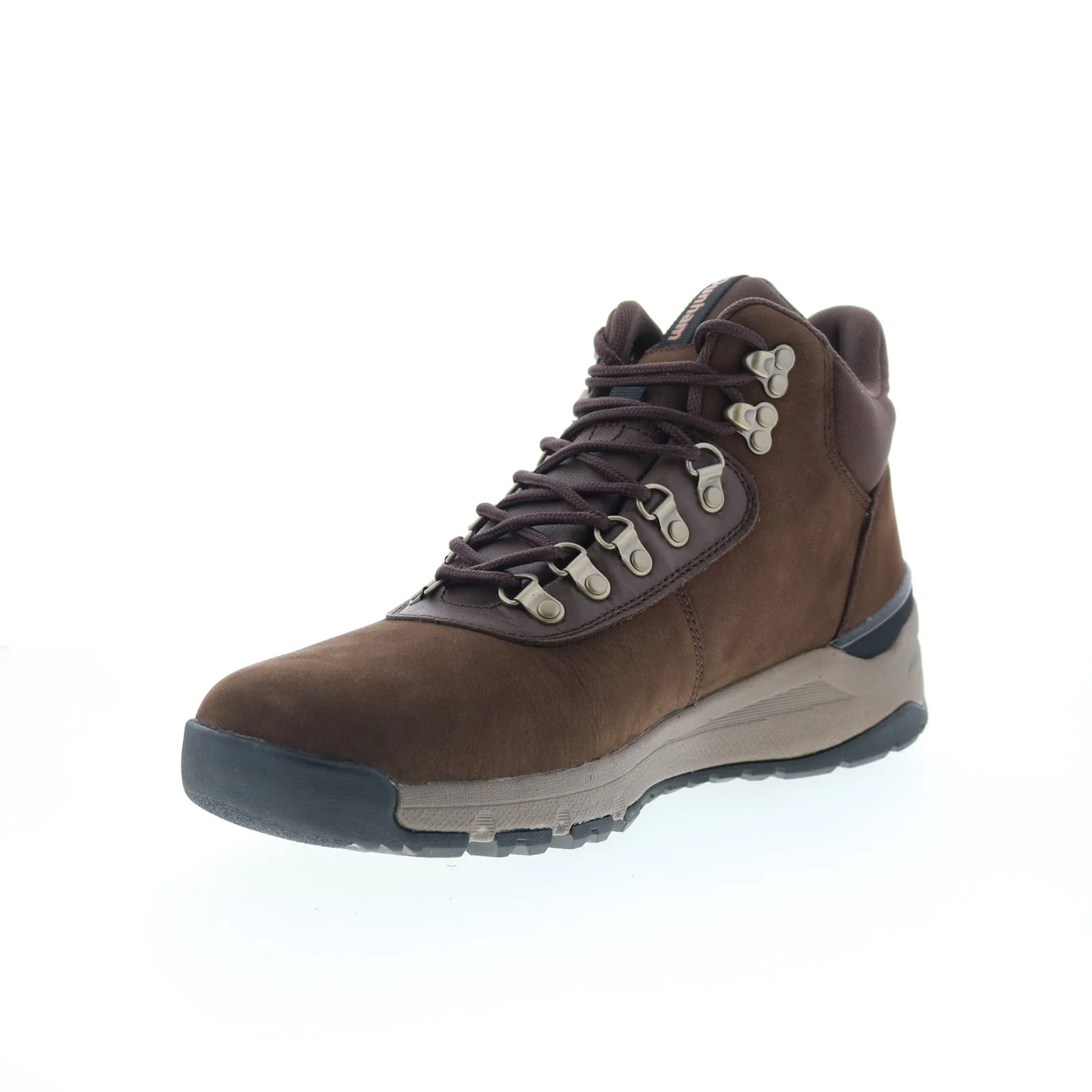 Dunham Alpine Waterproof Lace Up Mid Mens Brown Extra Wide 4E Boots Stable Fit
