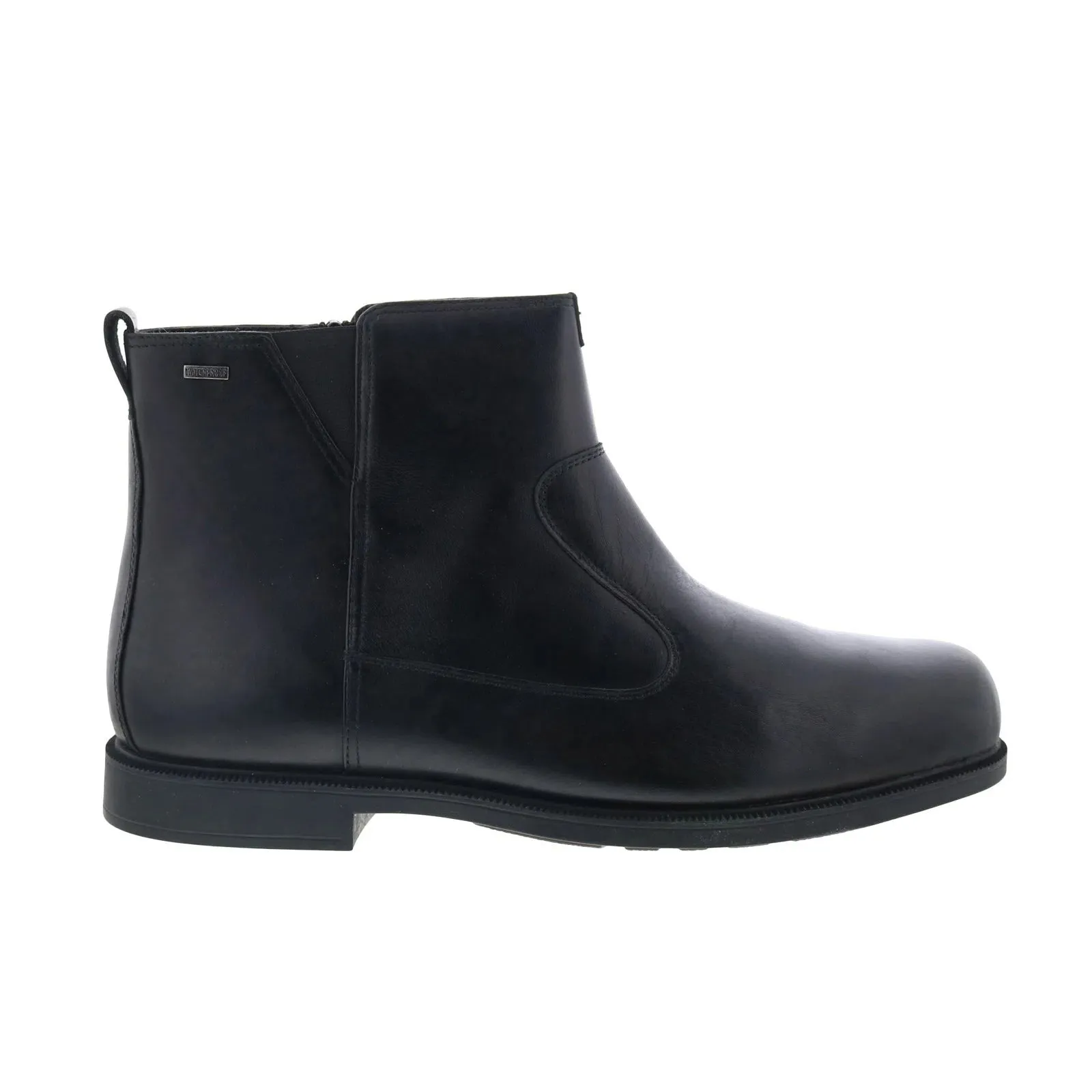 non-slip Dunham James Slip On MCT415BK Mens Black Extra Wide 4E Casual Dress Boots