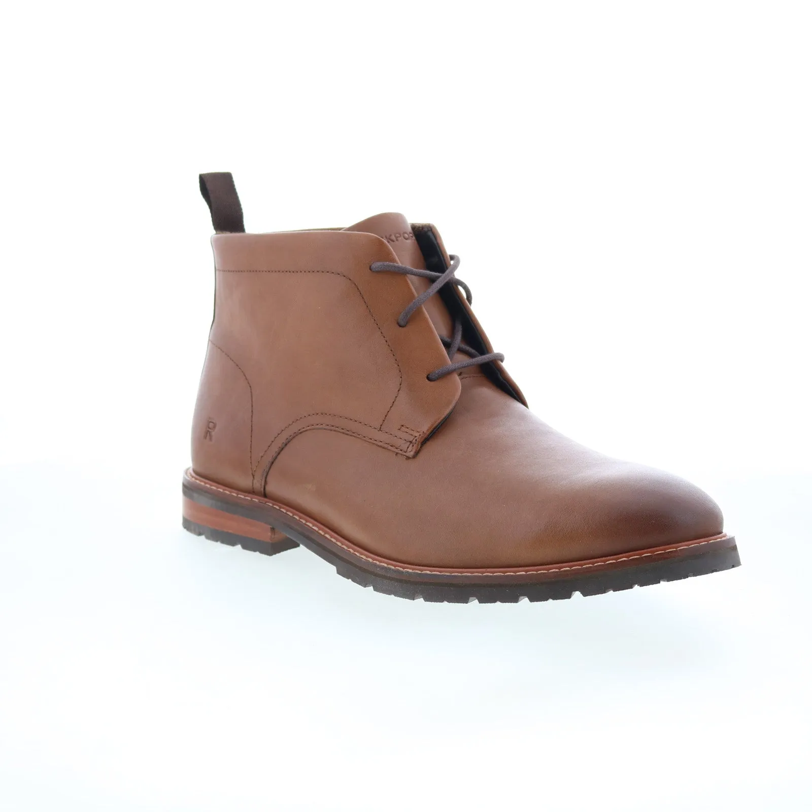 Trail Comfort Rockport Caspe RMCASPE Mens Brown Wide Leather Chukkas Boots