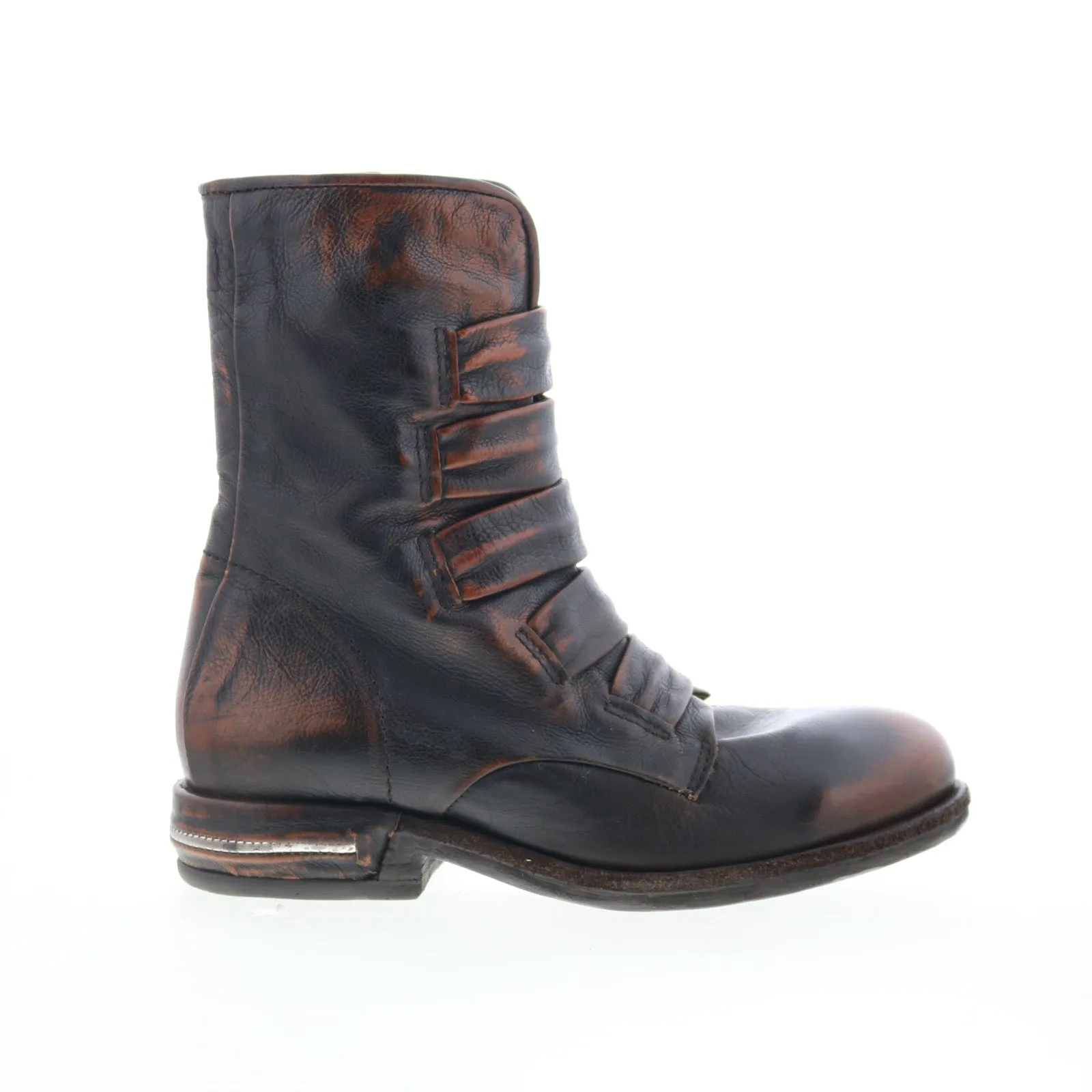 A.S. 98 Traver Womens Brown Leather Zipper Casual Dress Boots hiking adventure
