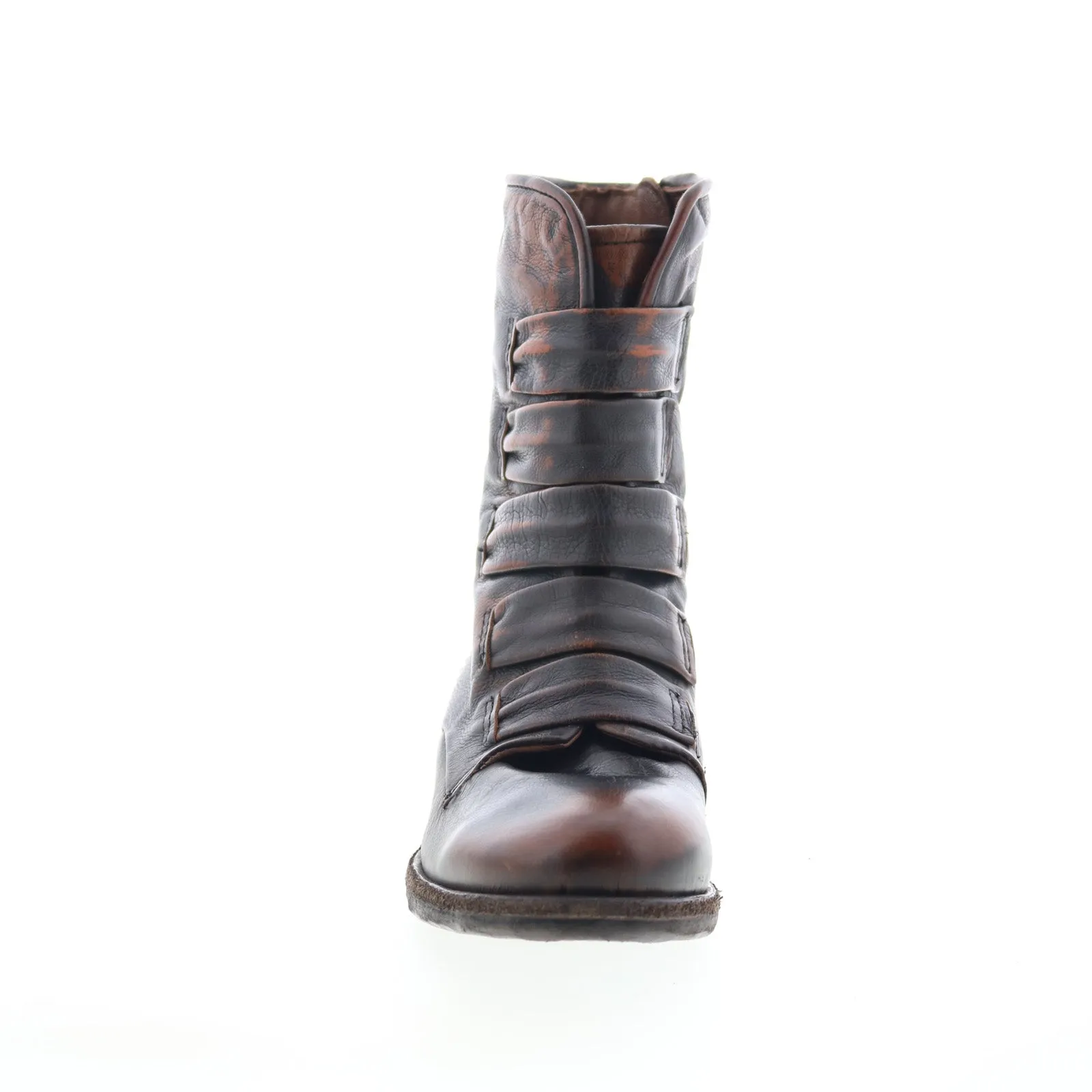 Crisp Edge A.S. 98 Traver Womens Brown Leather Zipper Casual Dress Boots