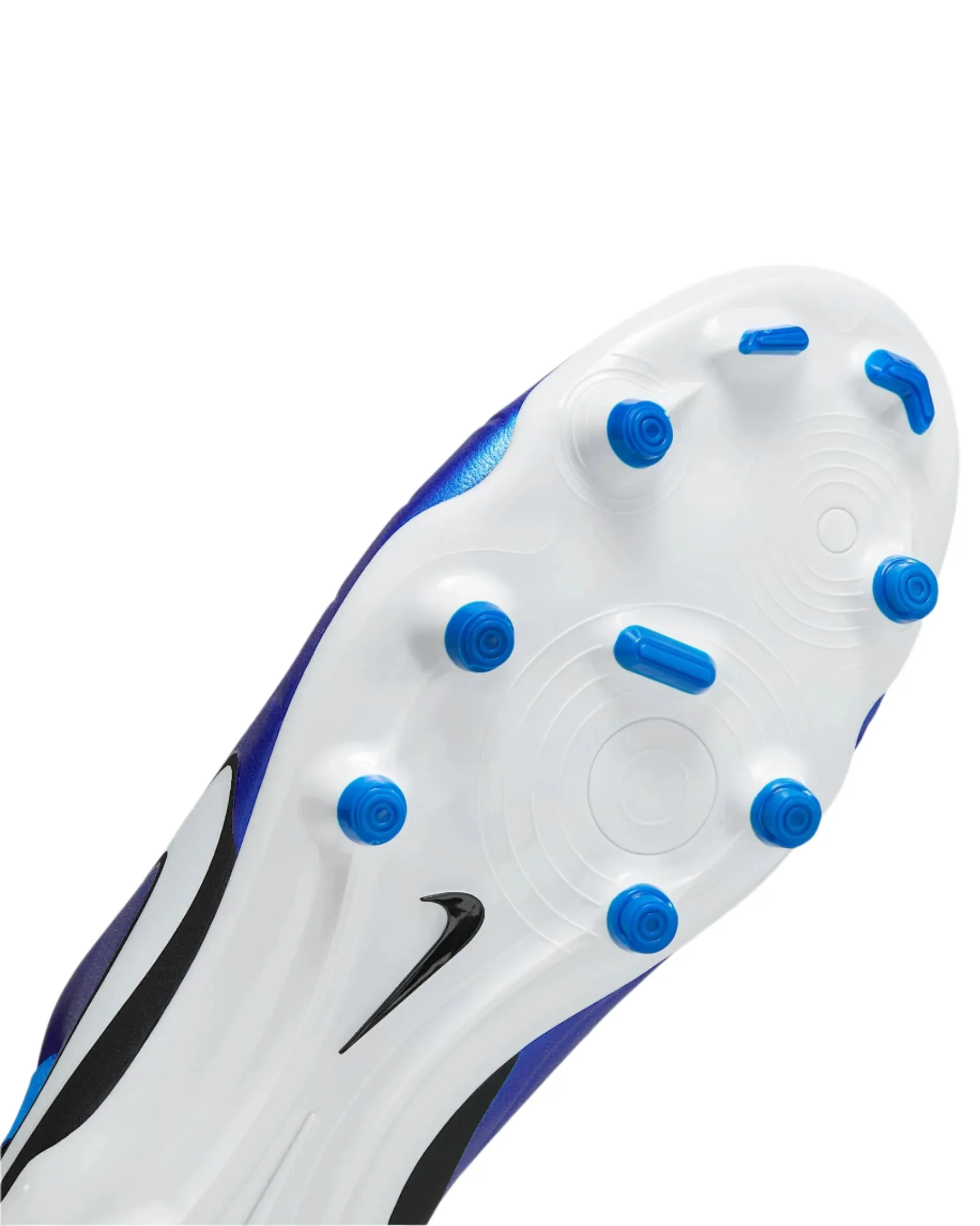 Snug fit Nike Legend 10 Academy FG/MG Soccer Cleats (Blue Eclipse/Black)