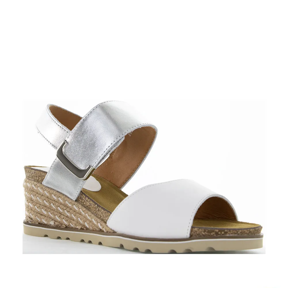 Soft Walk LE SANSA EVITA WHITE SILVER