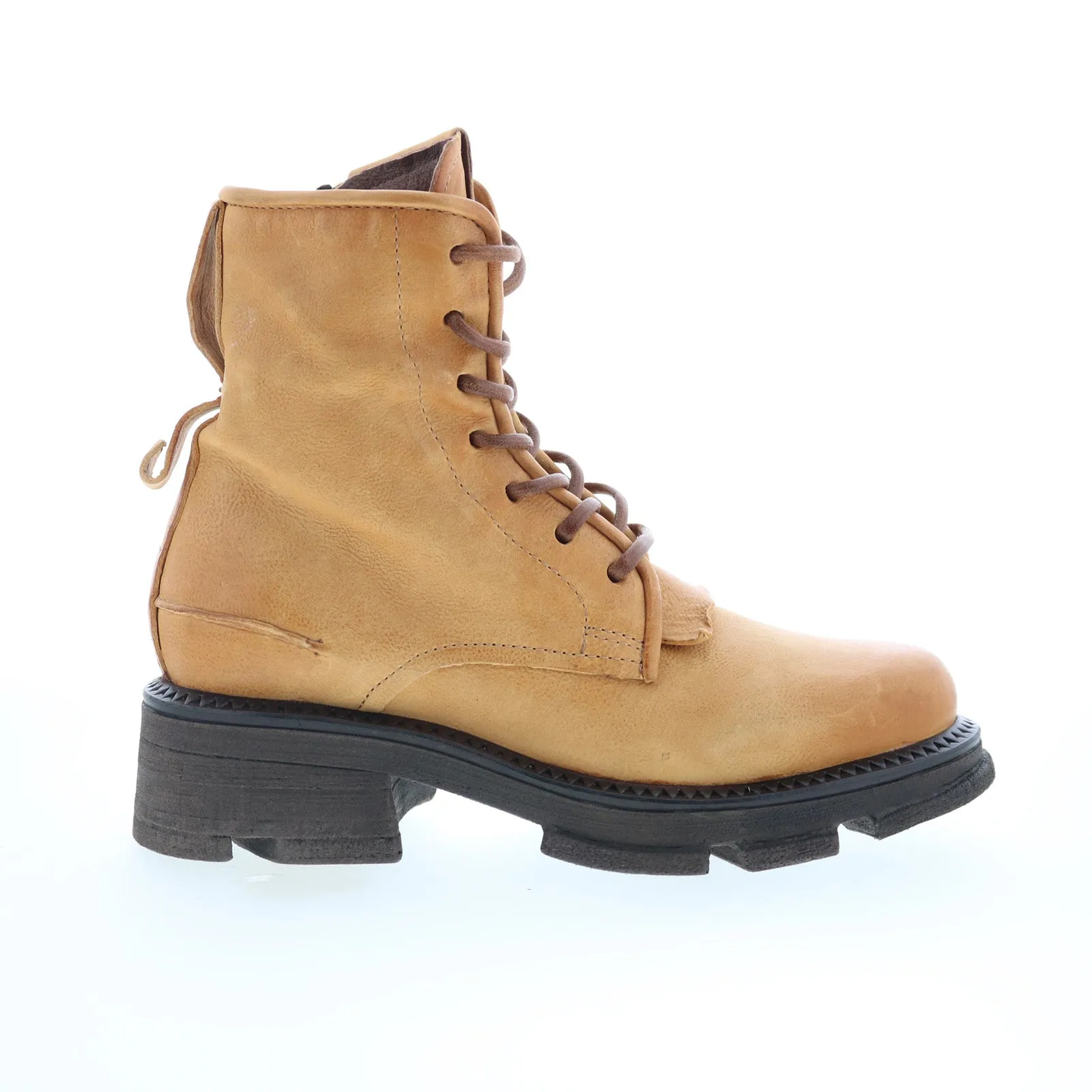 Classic Appearance Easy Maintenance A.S. 98 Lukie Womens Brown Leather Lace Up Casual Dress Boots