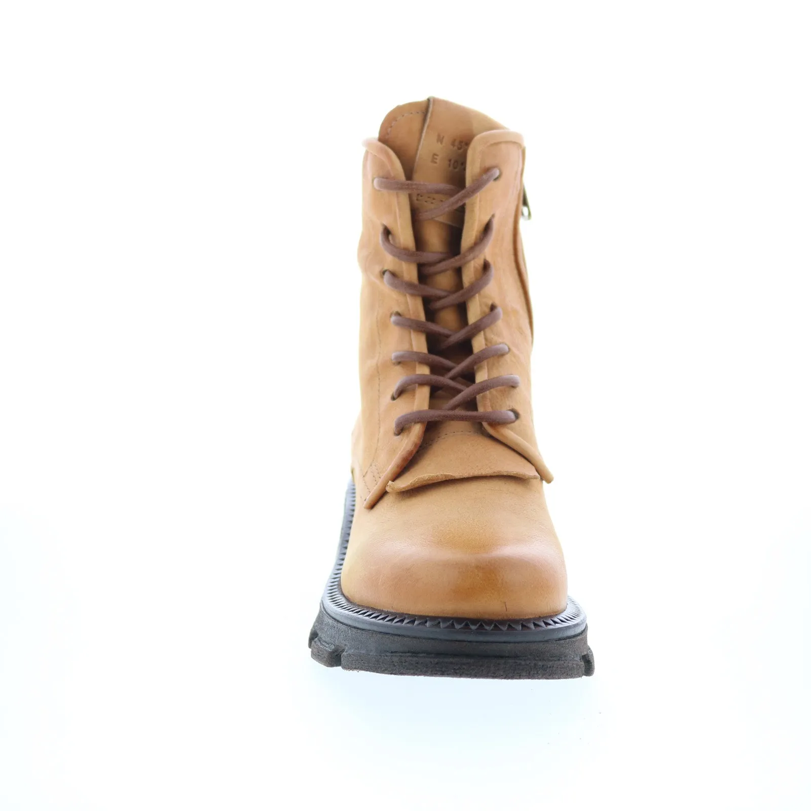 A.S. 98 Lukie Womens Brown Leather Lace Up Casual Dress Boots Wide fit
