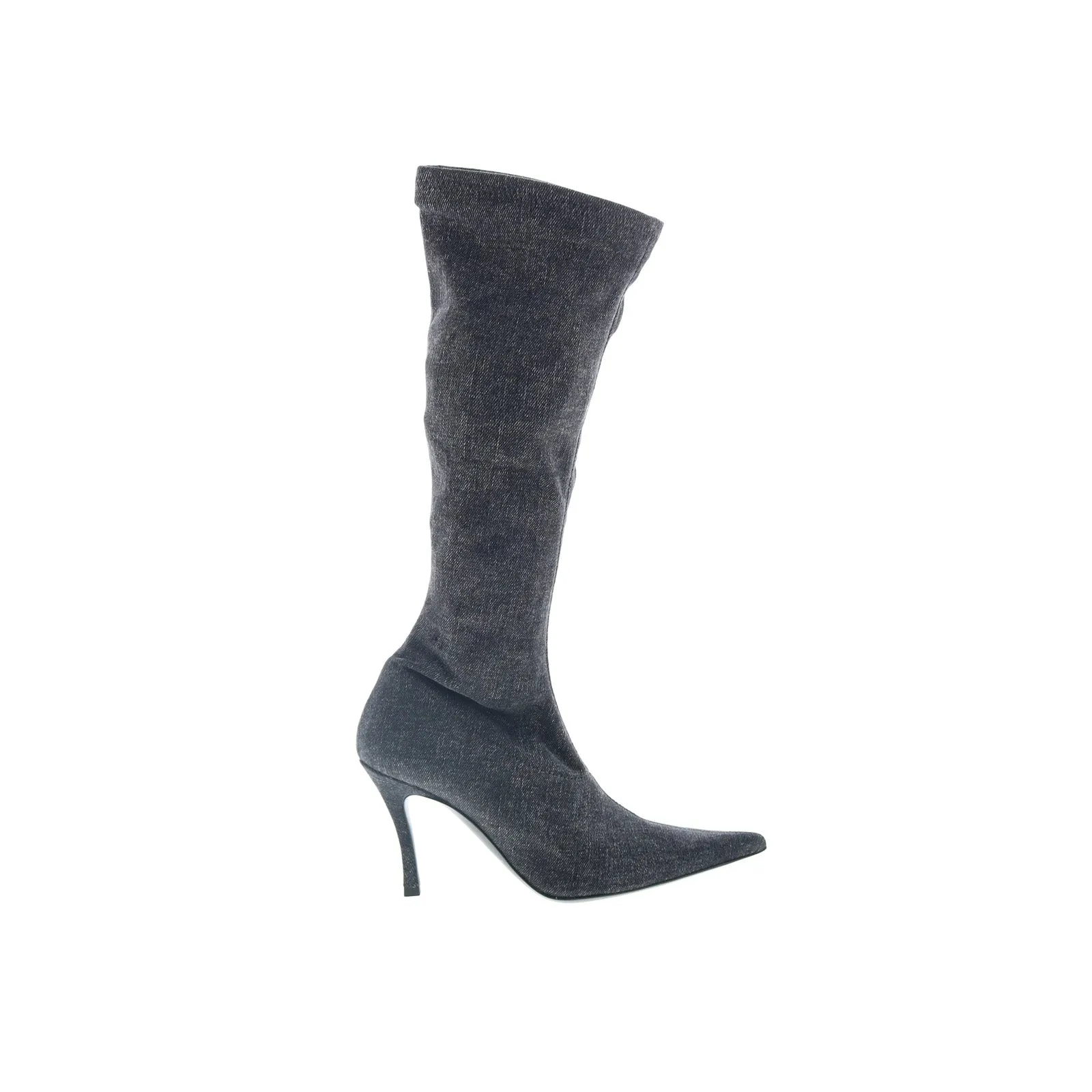Diesel D-Venus KBT Y02917-P0585-H0144 Womens Black Suede Knee High Boots Outdoor Daily Frost Season