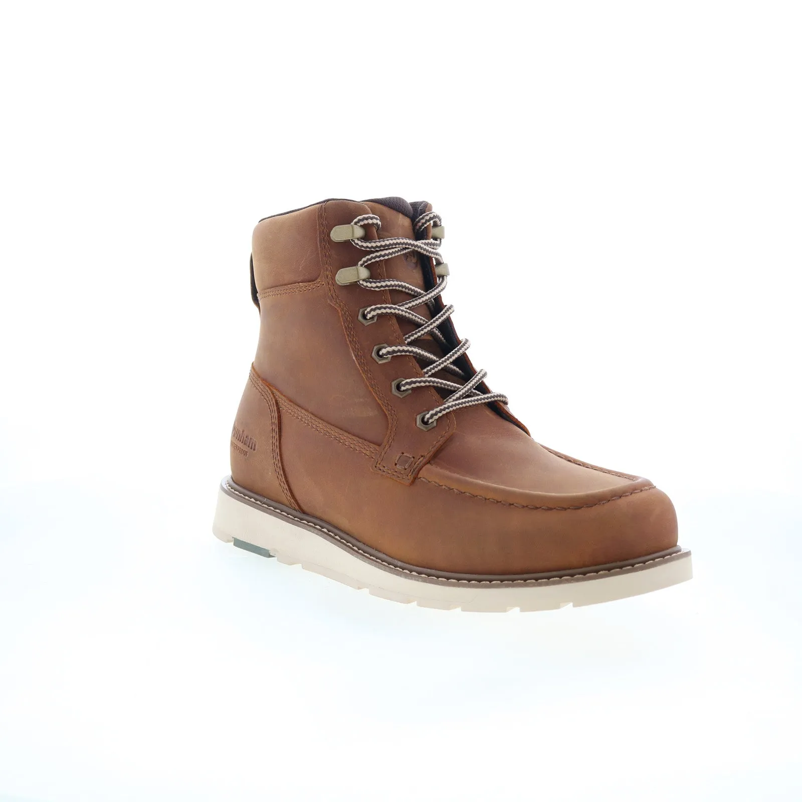Dunham Brisco Waterproof Lace Up Mens Brown Extra Wide 4E Boots TPU Outsole Ready For Adventure