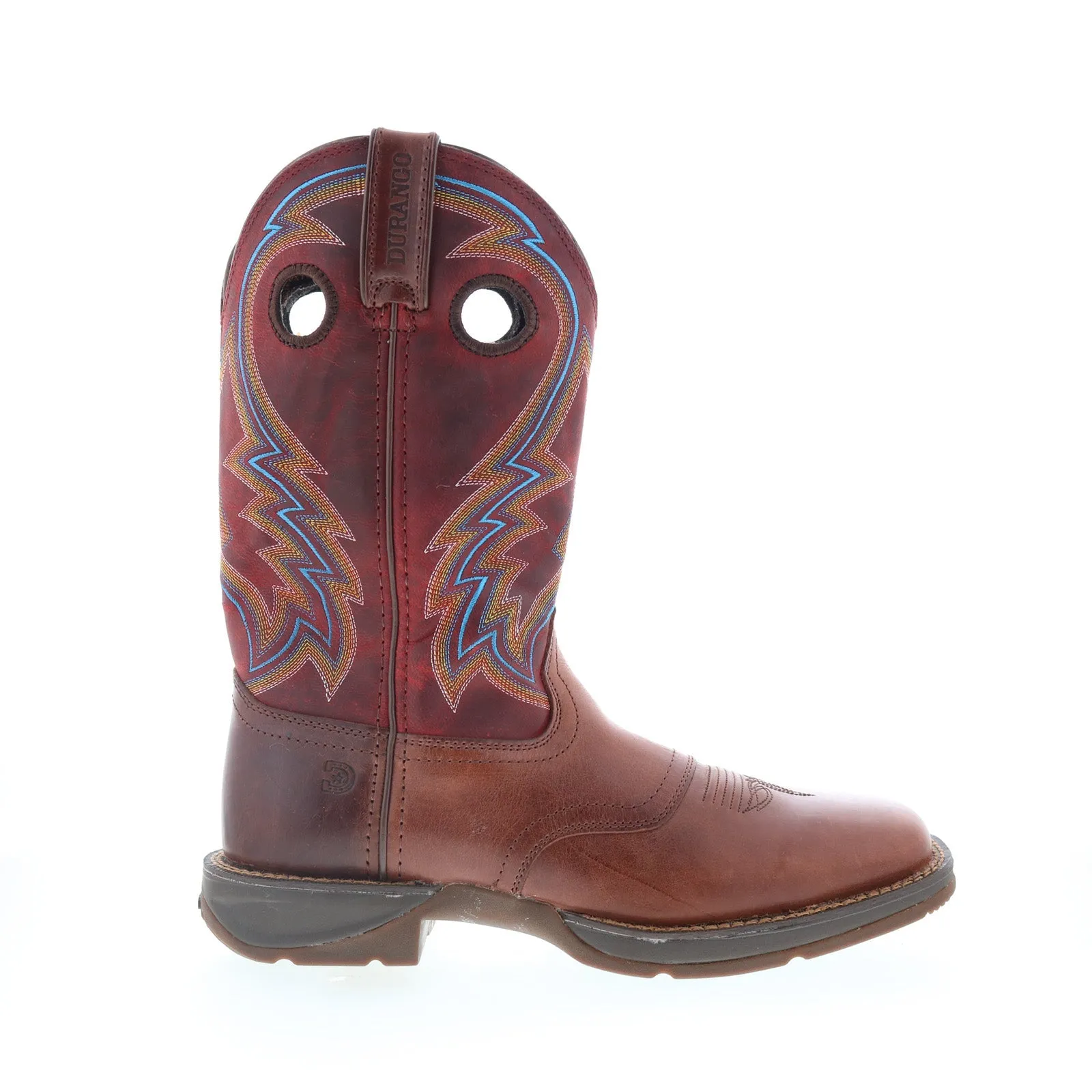 Durango Rebel DDB0391 Mens Brown Leather Slip On Western Boots Reliable Protection Built For Adventure