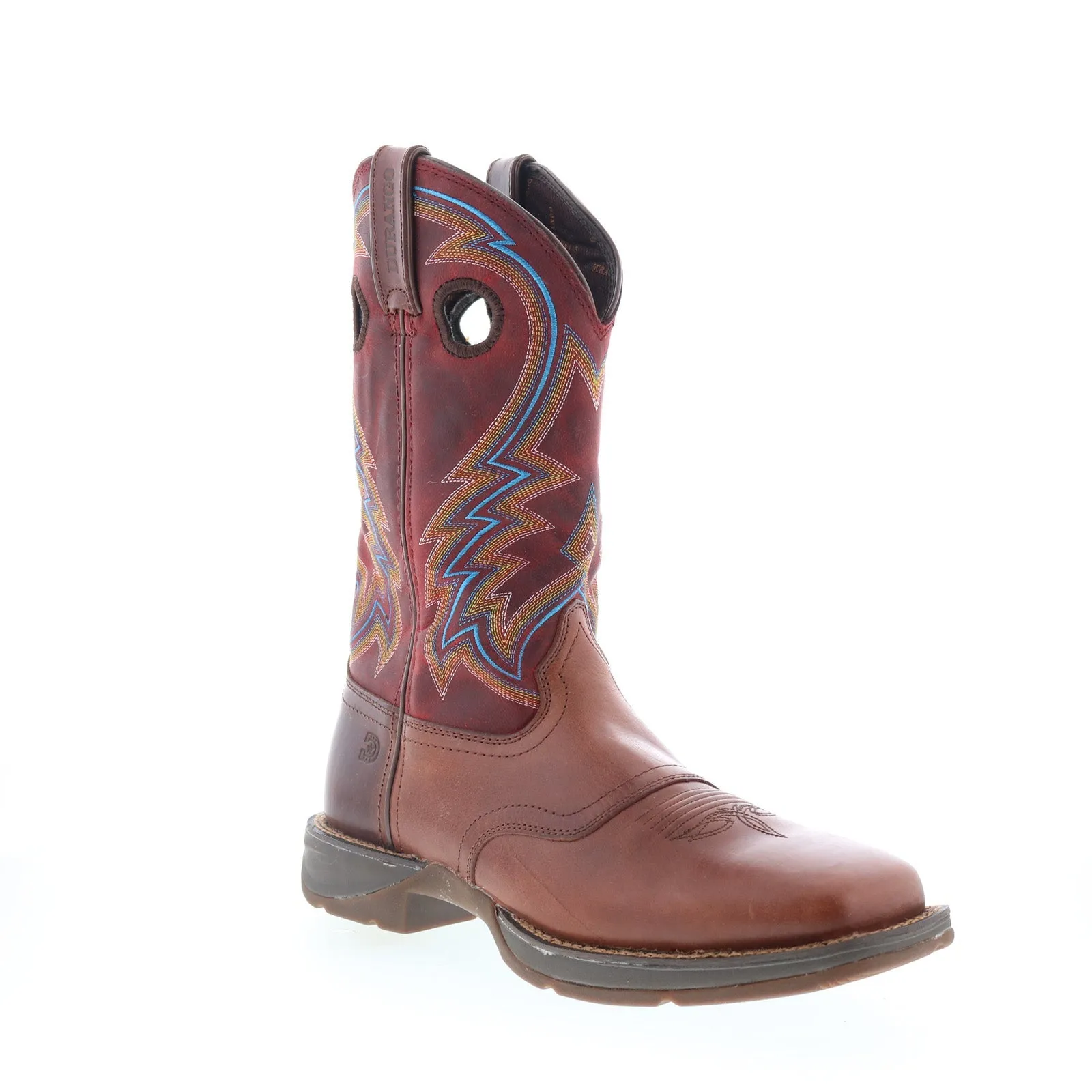 Durango Rebel DDB0391 Mens Brown Leather Slip On Western Boots Trail Friendly
