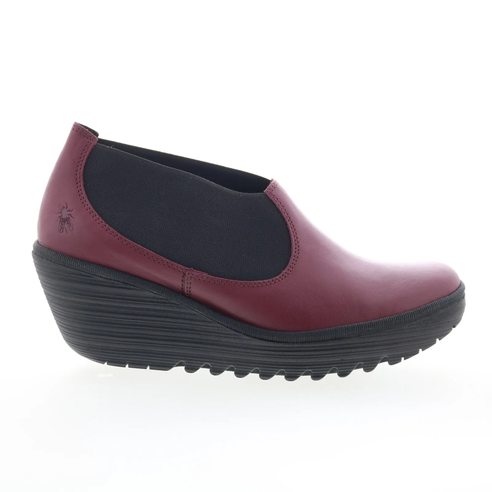 Chill Ready Fly London Yify YIFY447FLY-001 Womens Burgundy Leather Ankle & Booties Boots