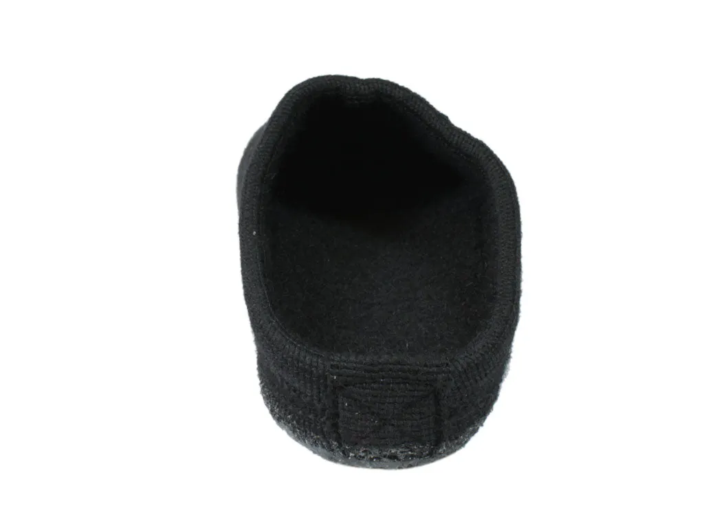 Stable Design Heel Stabilizer Haflinger Slippers Alaska Black