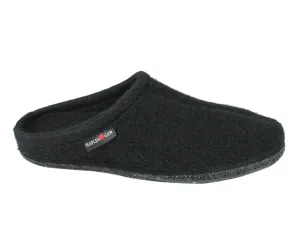 Haflinger Slippers Alaska Black Road Suitable Comfort air