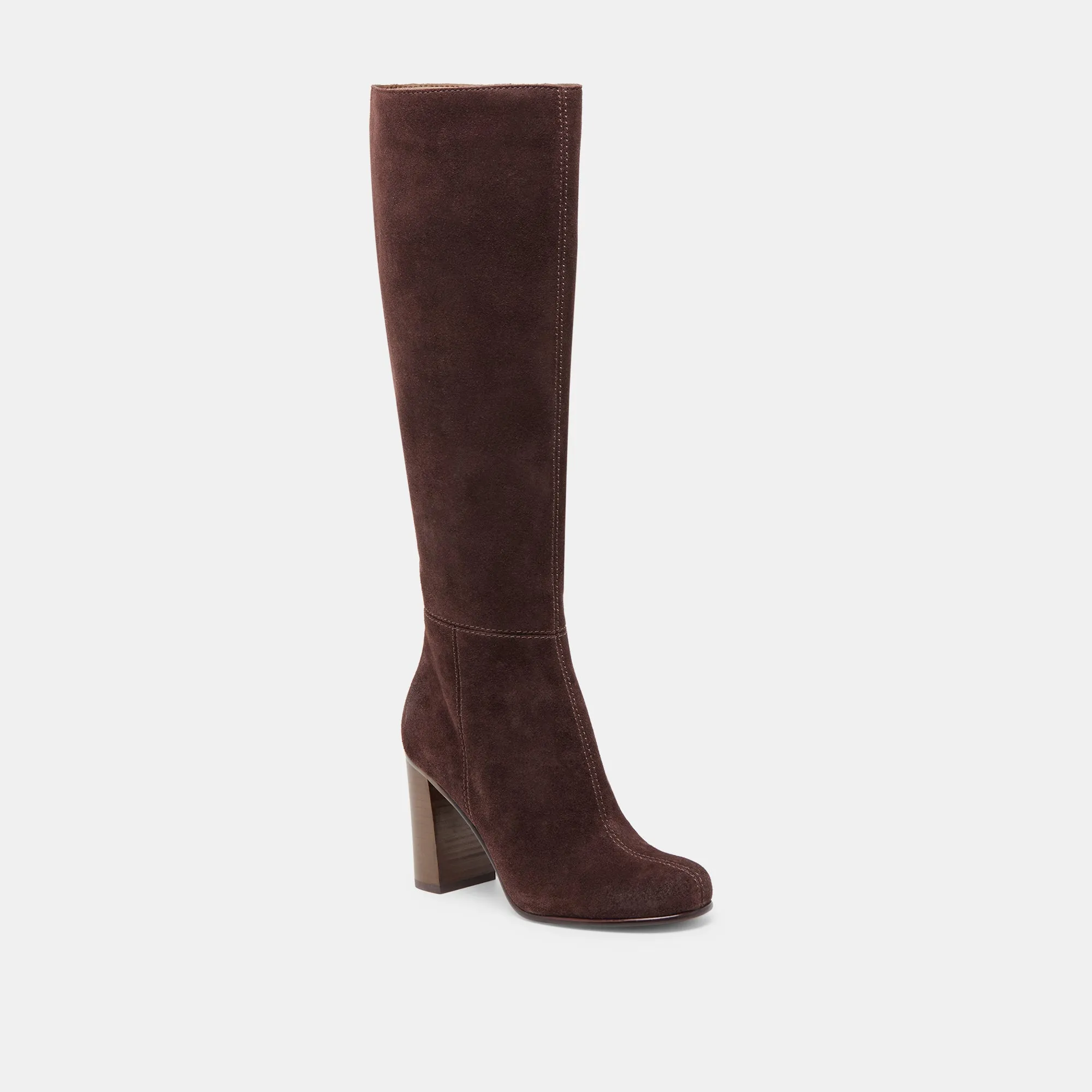HUDSIN WIDE CALF BOOTS MAHOGANY SUEDE Outdoor Style Quick Drying