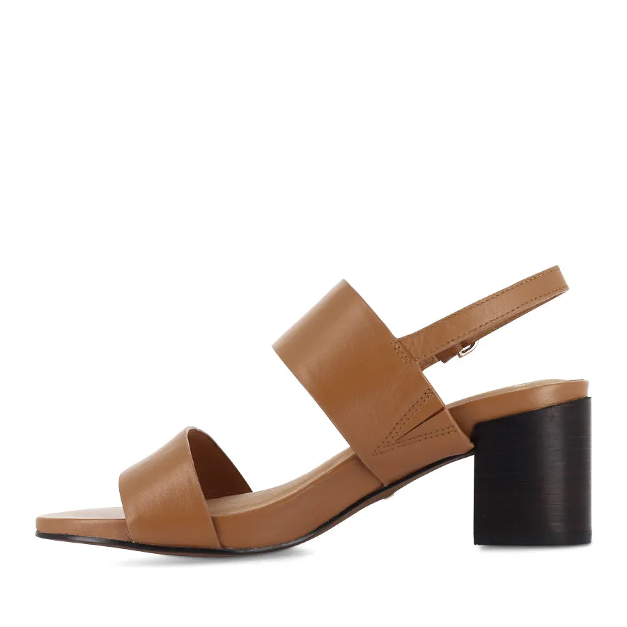 CAMDEN - TAN LEATHER Upgraded piece Slim flexibility
