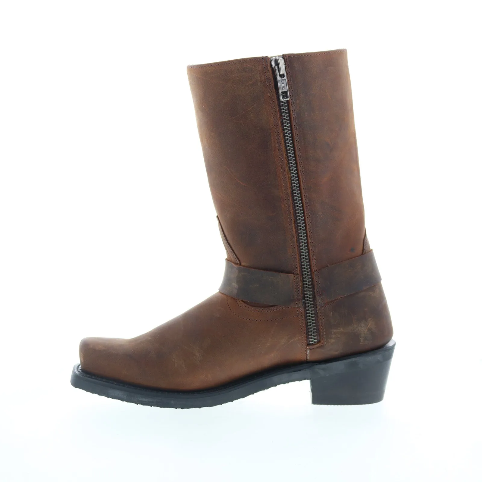 Outback Proof Jama Old West Harness Boot MB2060L Womens Brown Leather Western Boots