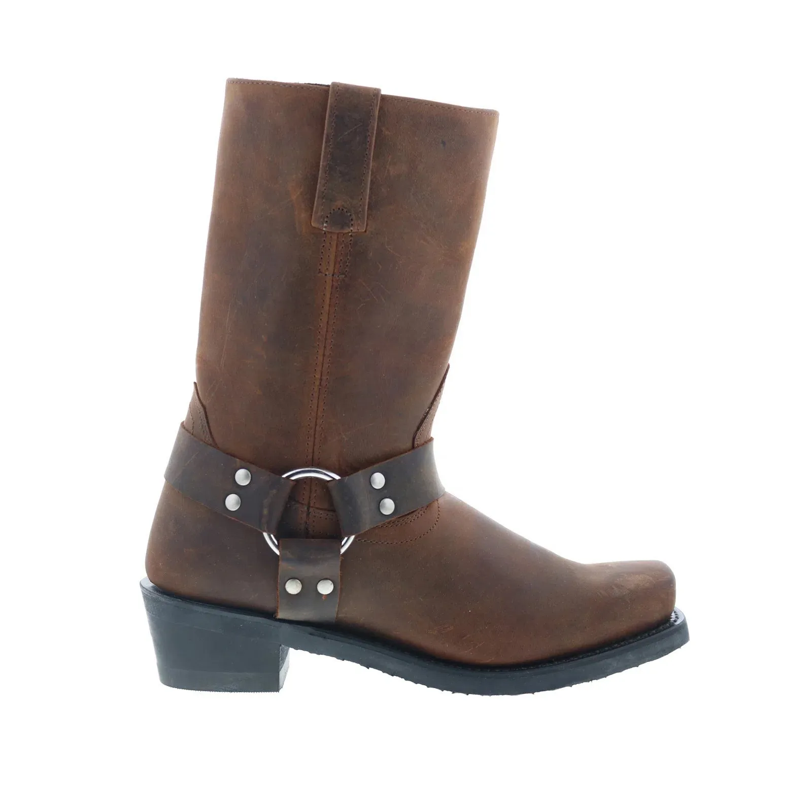 Chill Weather All-Season Wear Jama Old West Harness Boot MB2060L Womens Brown Leather Western Boots