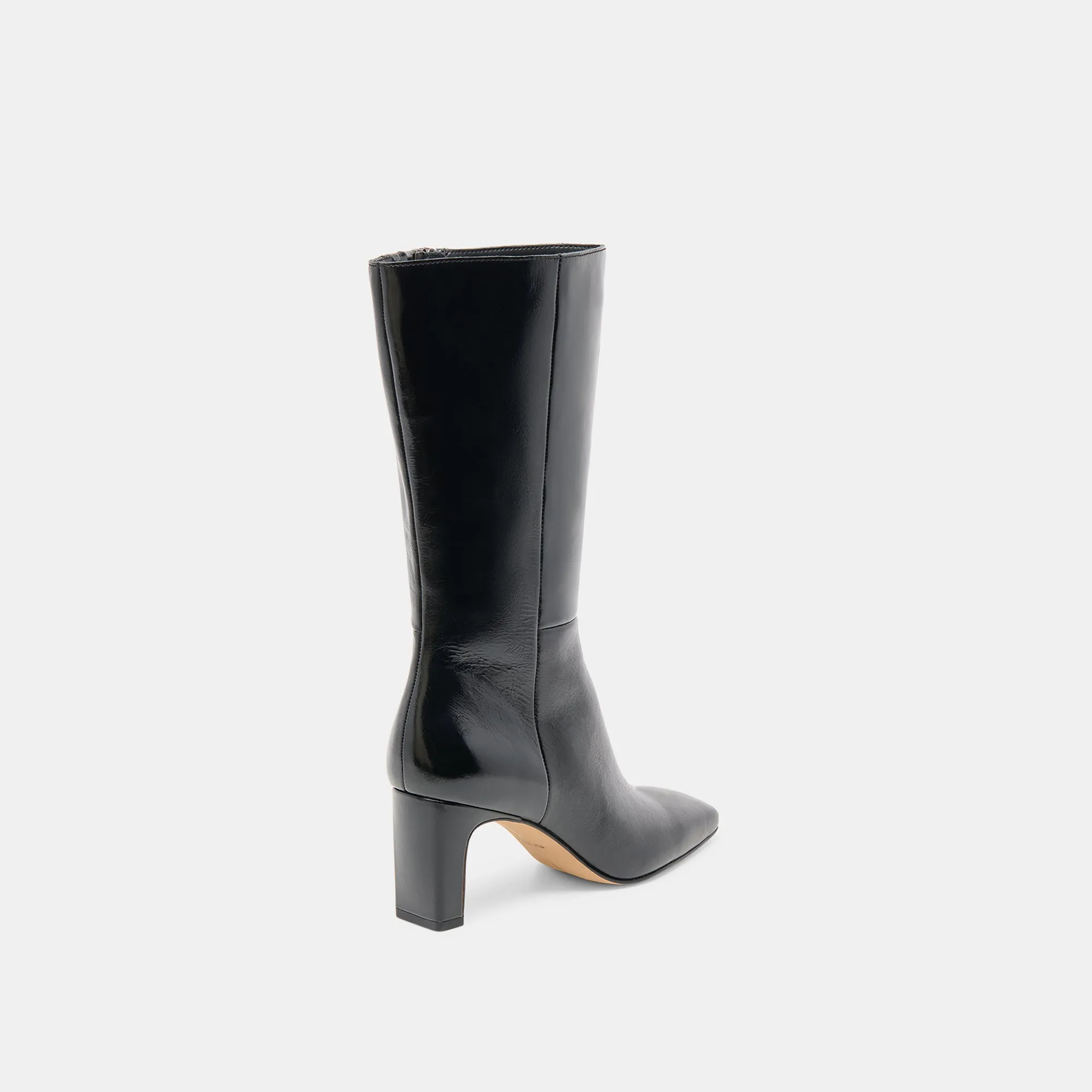 Outdoor Protection RIGGS WIDE CALF BOOTS BLACK LEATHER