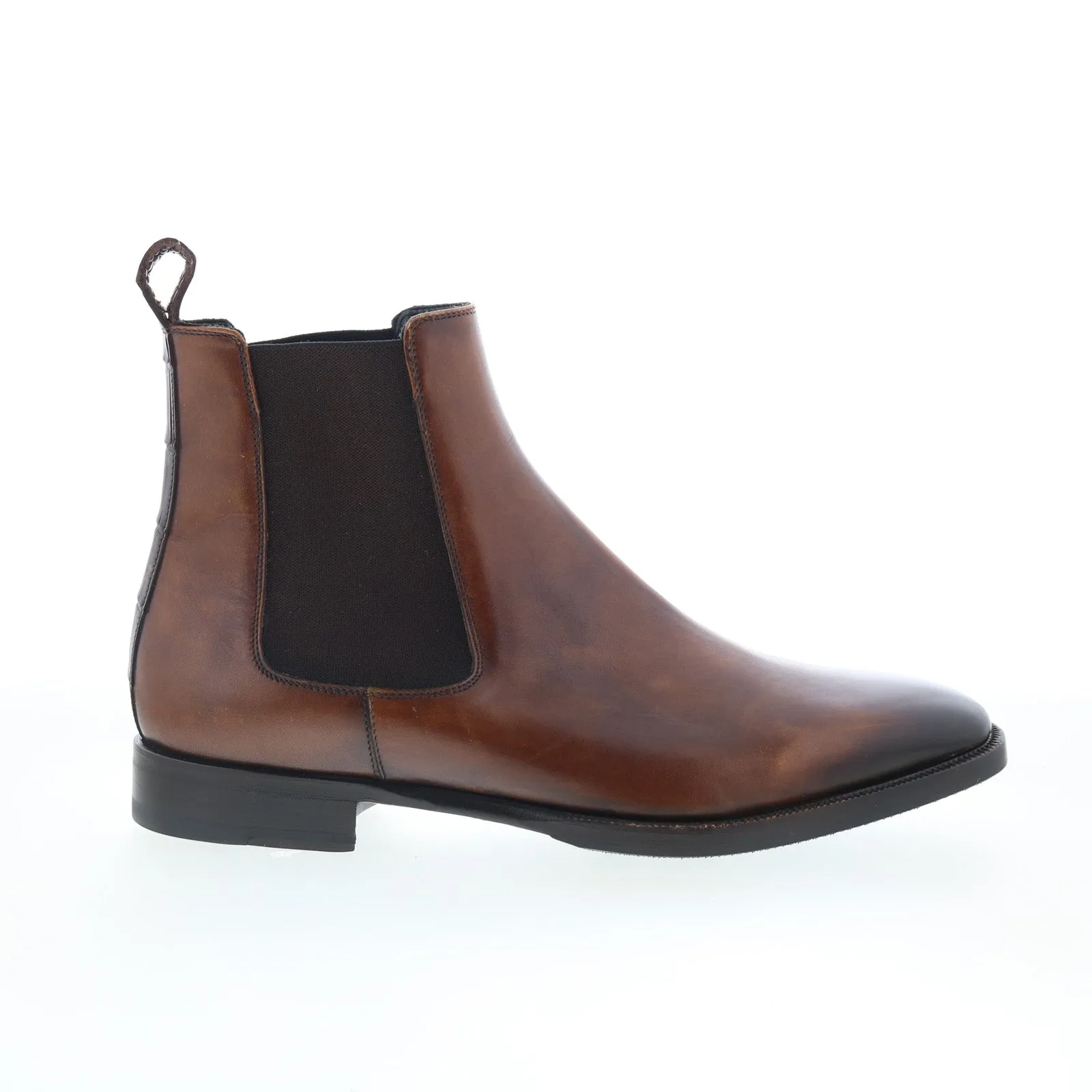Zelli Italia Avvio Sueded Goatskin 41-330-CGN Mens Brown Chelsea Boots Practical Choice No Pressure