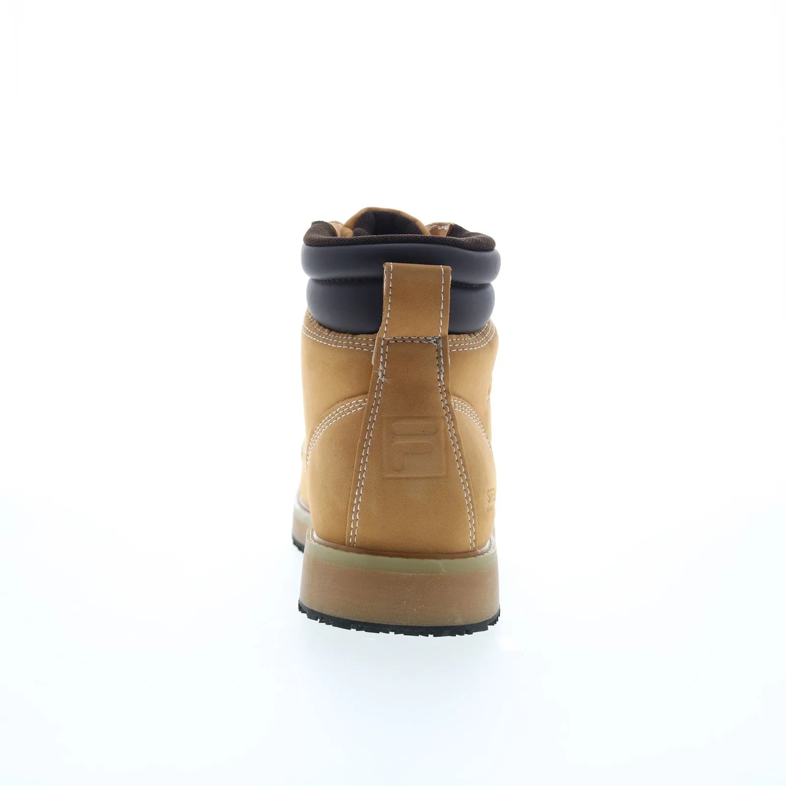 Fila Landing Steel SR Steel Toe Waterproof Mens Brown Synthetic Work Boots All Purpose