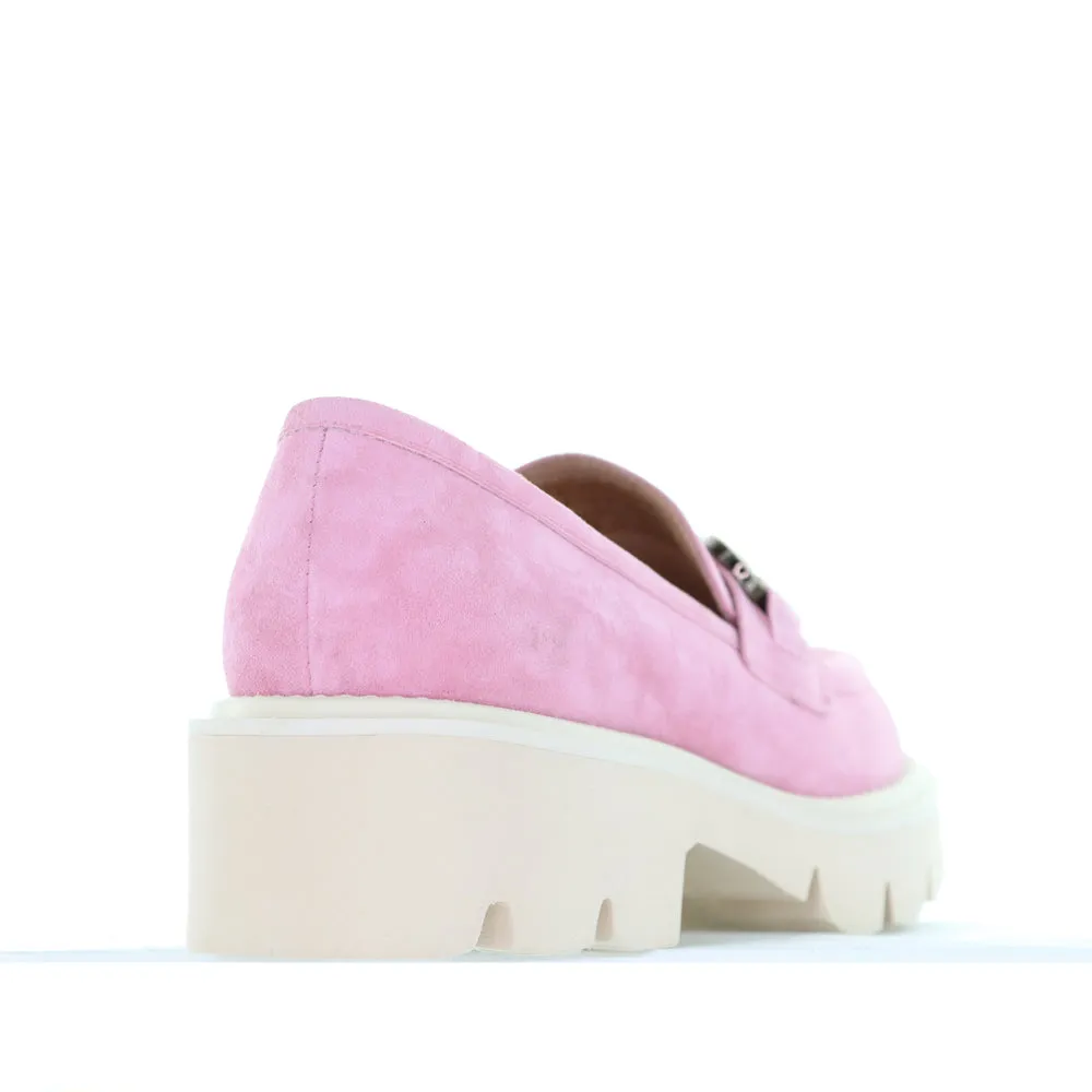 Comfortable Slip-Ons TAMARA LONDON PARGO PINK SUEDE
